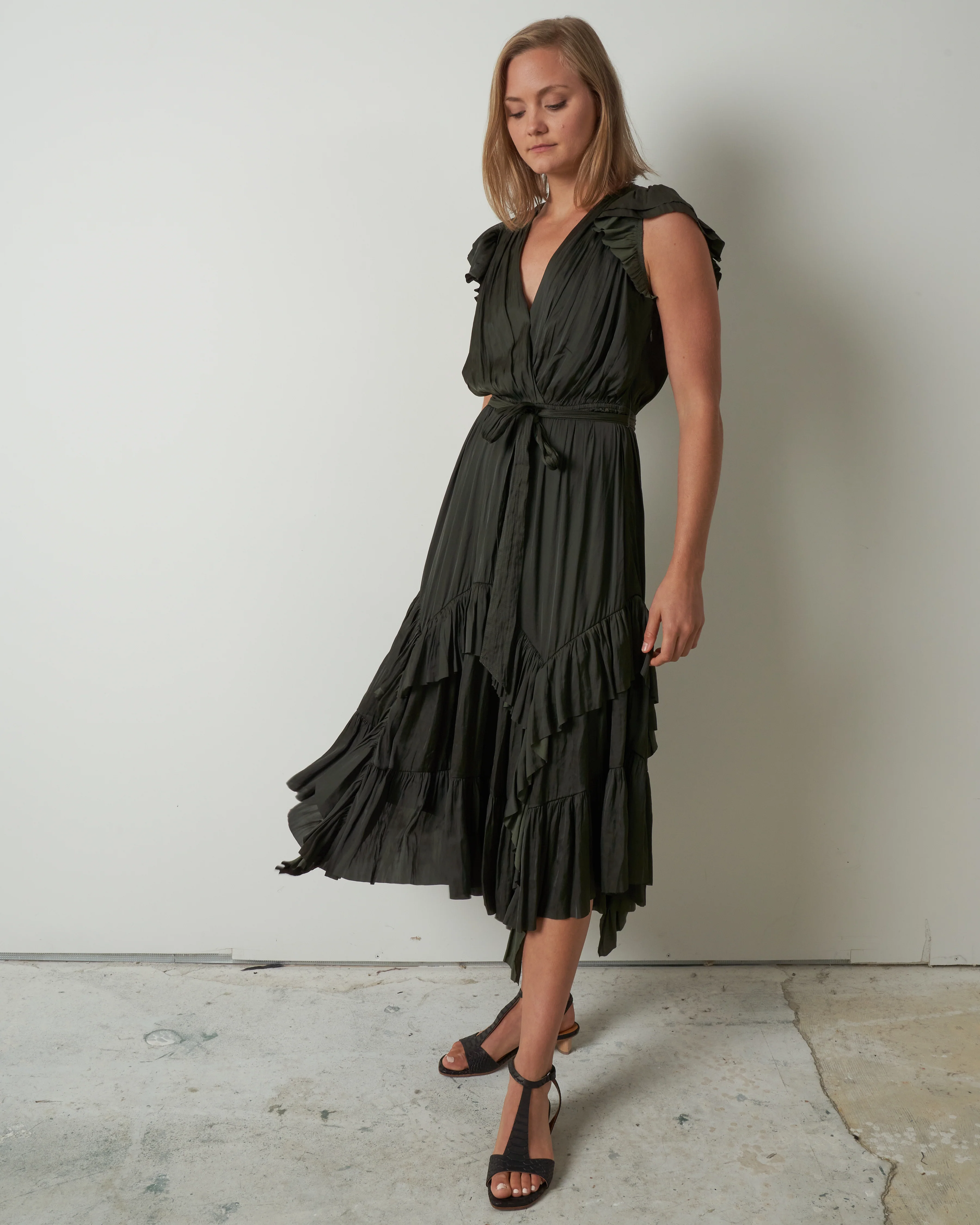 abella dress - forest - Image 5