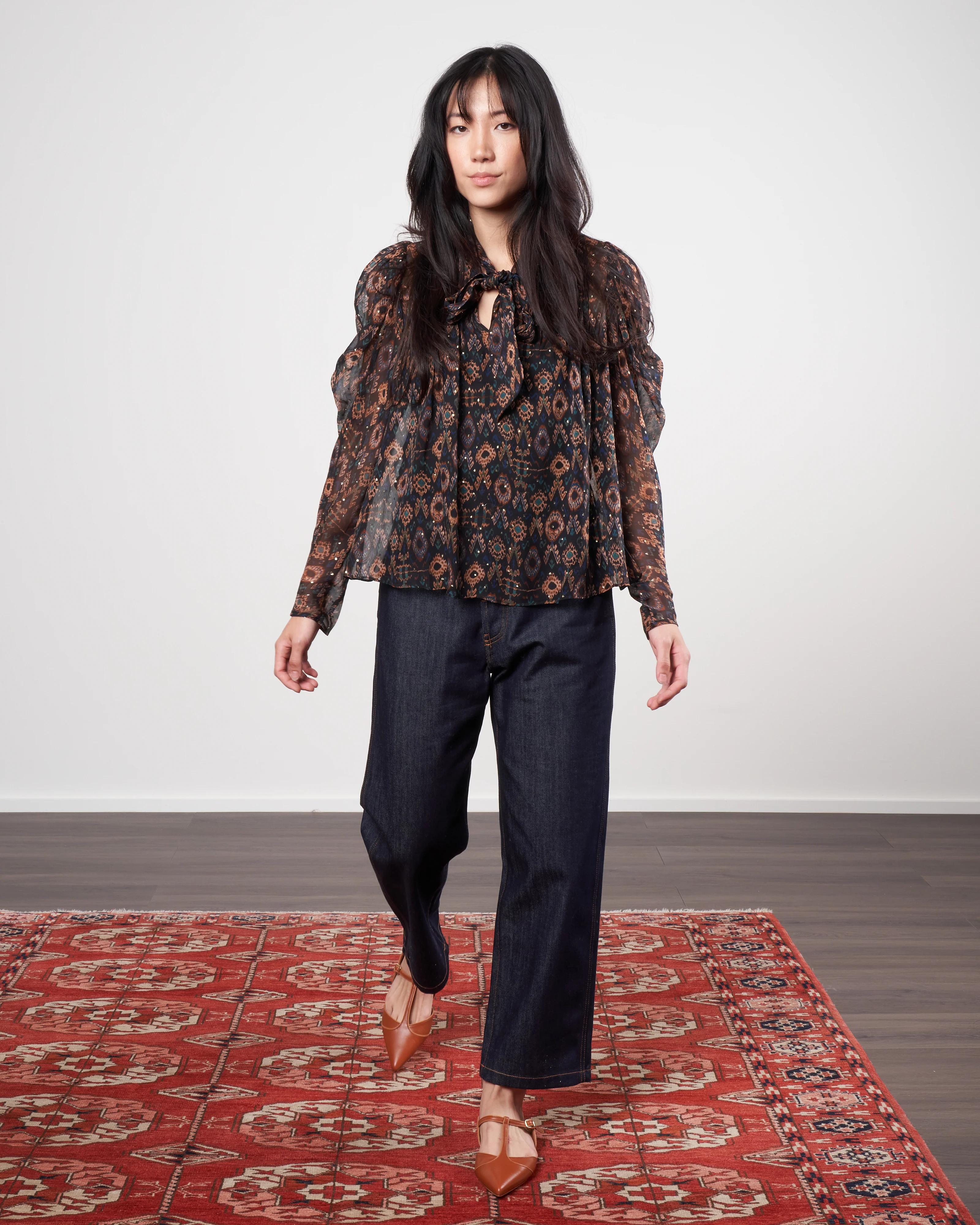 ada blouse - onyx - Image 2