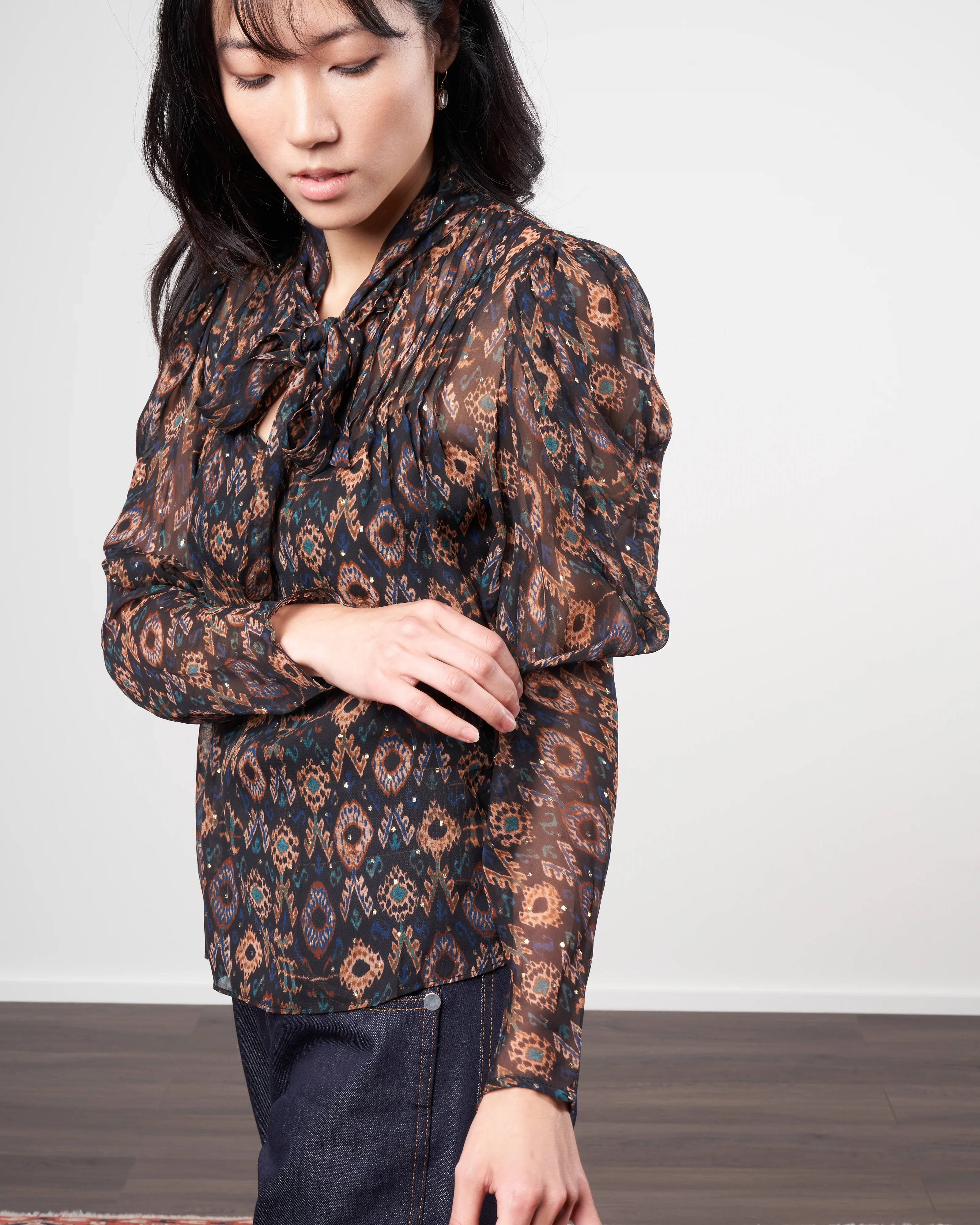 ada blouse - onyx - Image 3