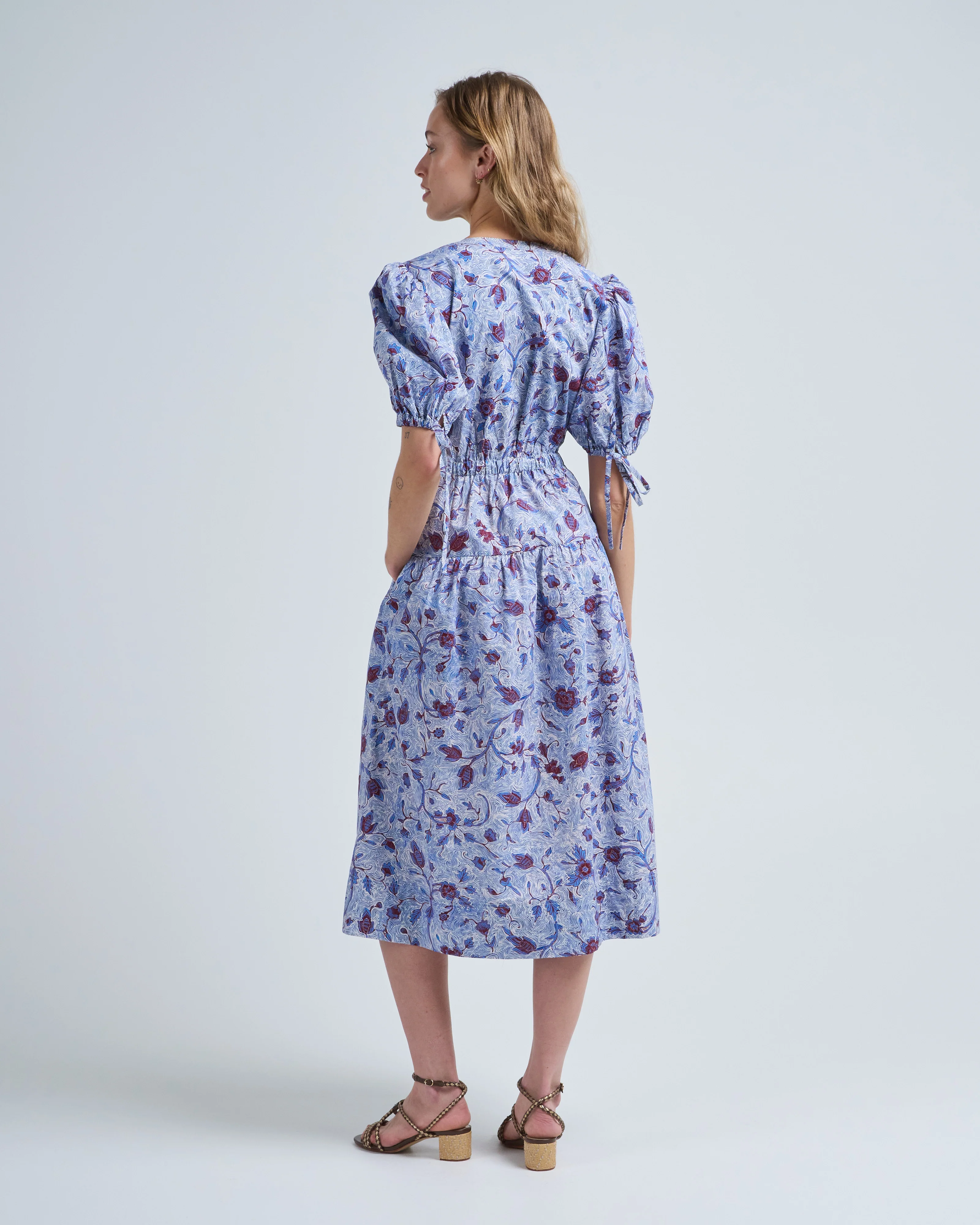 adriana short sleeve cotton dress - Image 3