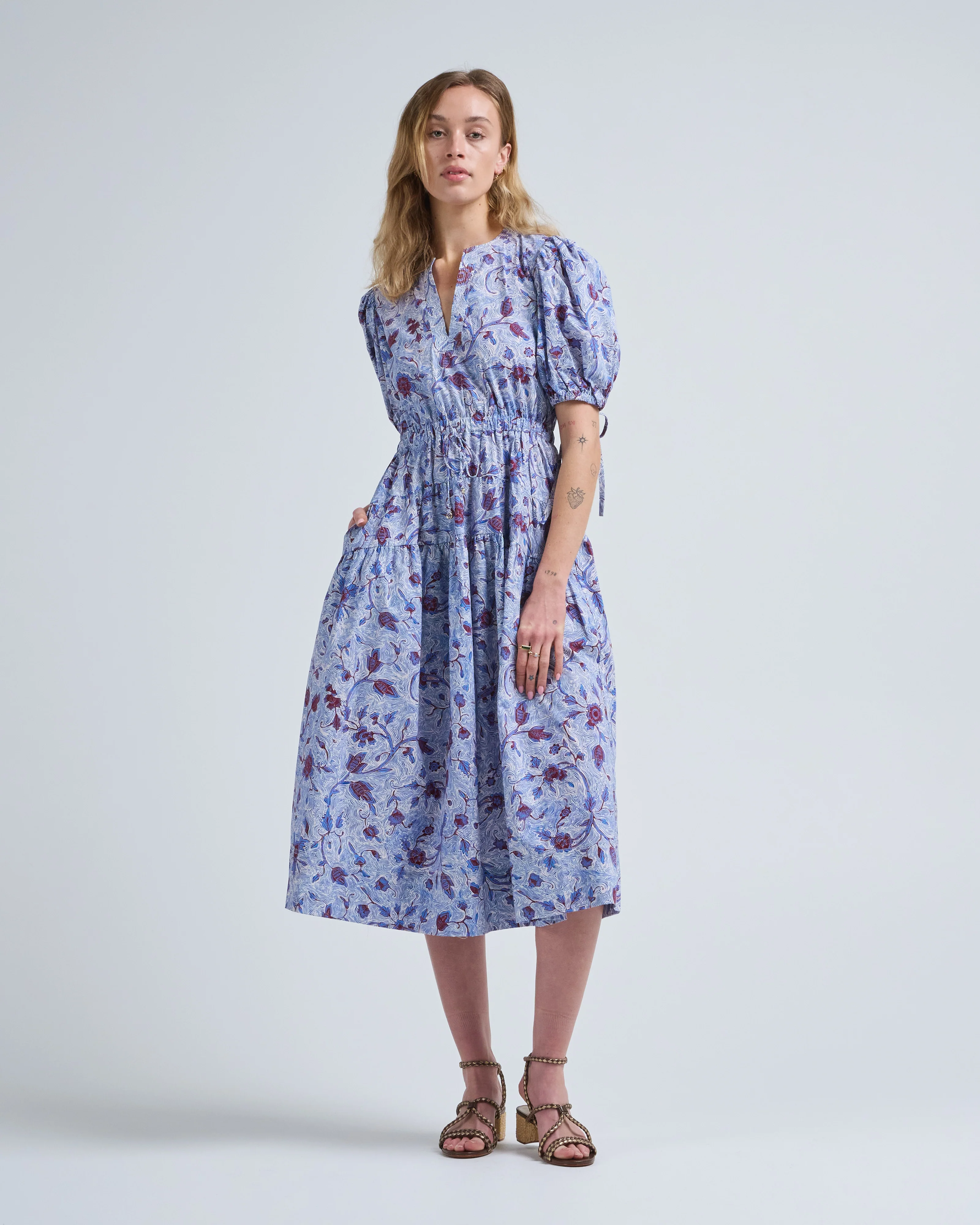 adriana short sleeve cotton dress - Image 5