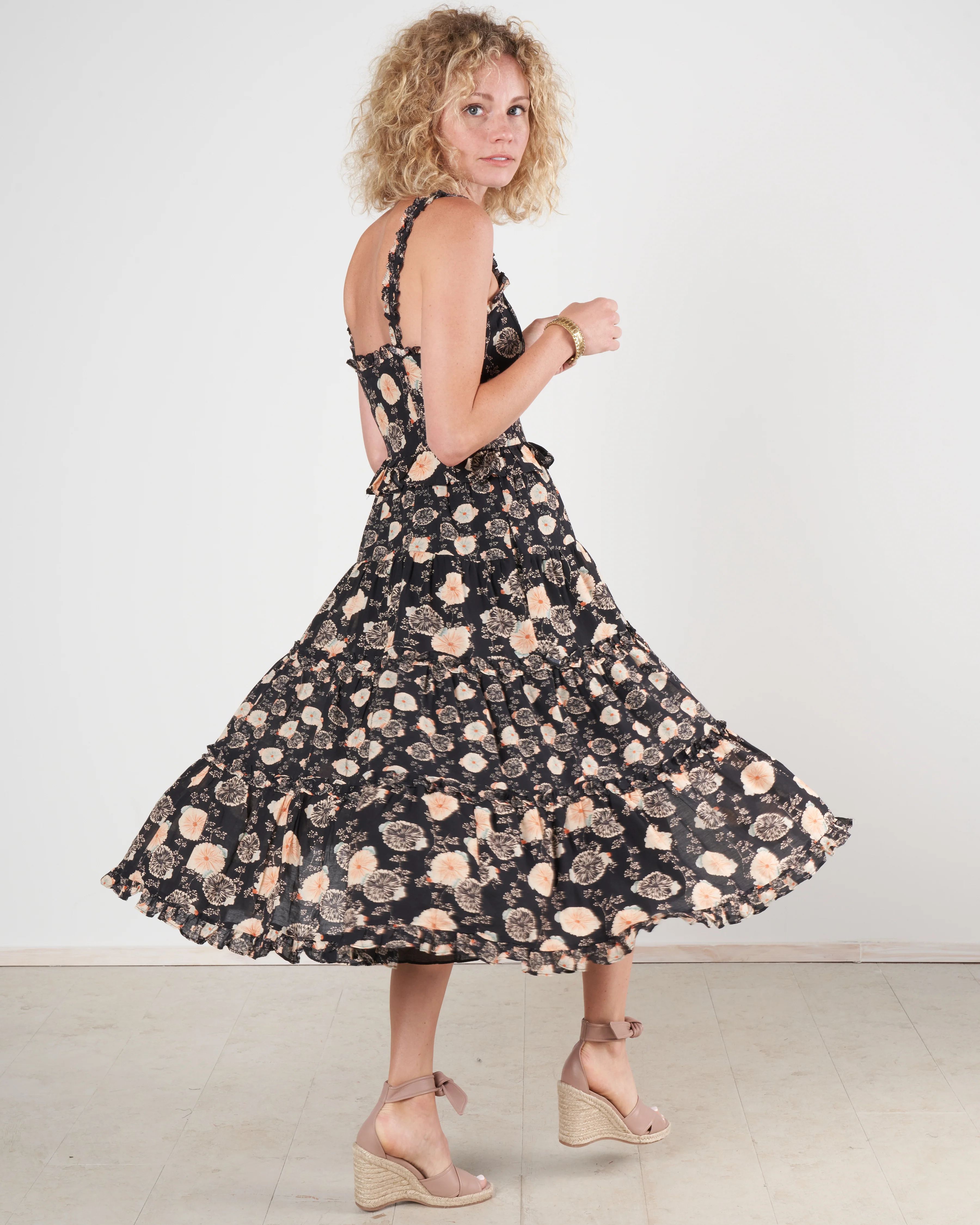 adyna dress - noir floral nof - Image 2