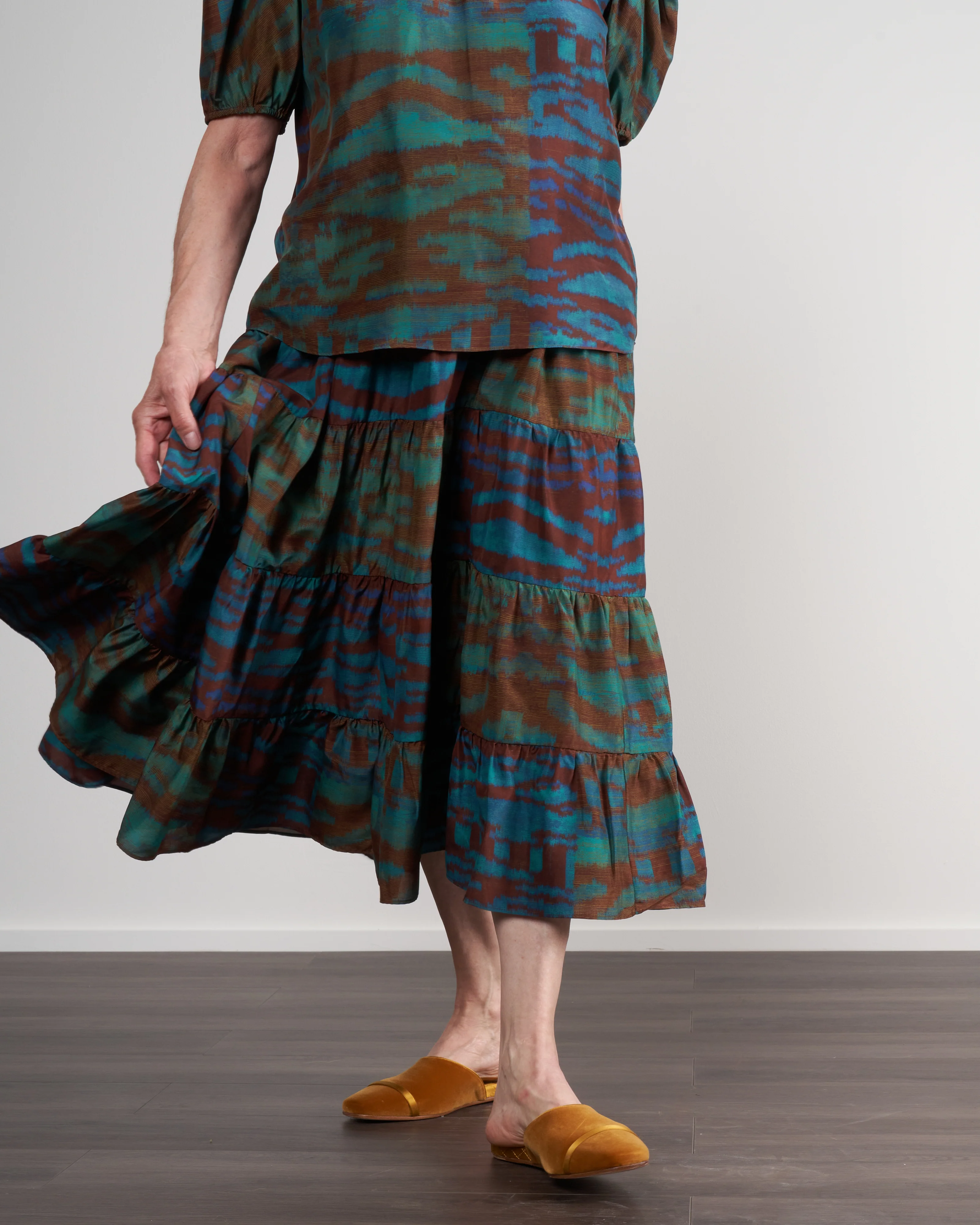 aisa skirt - emerald - Image 3