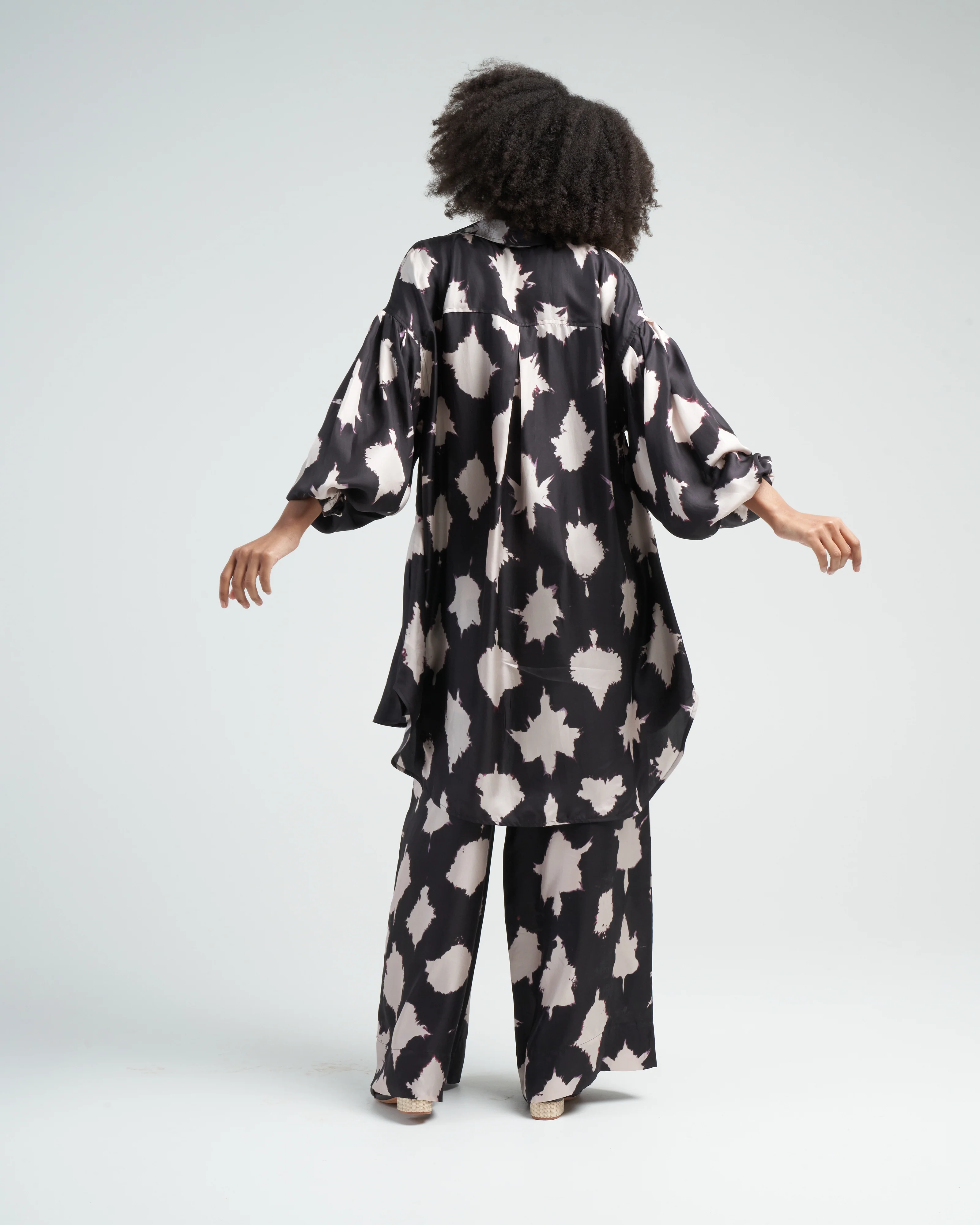 alejandra dress - noir blur - Image 3