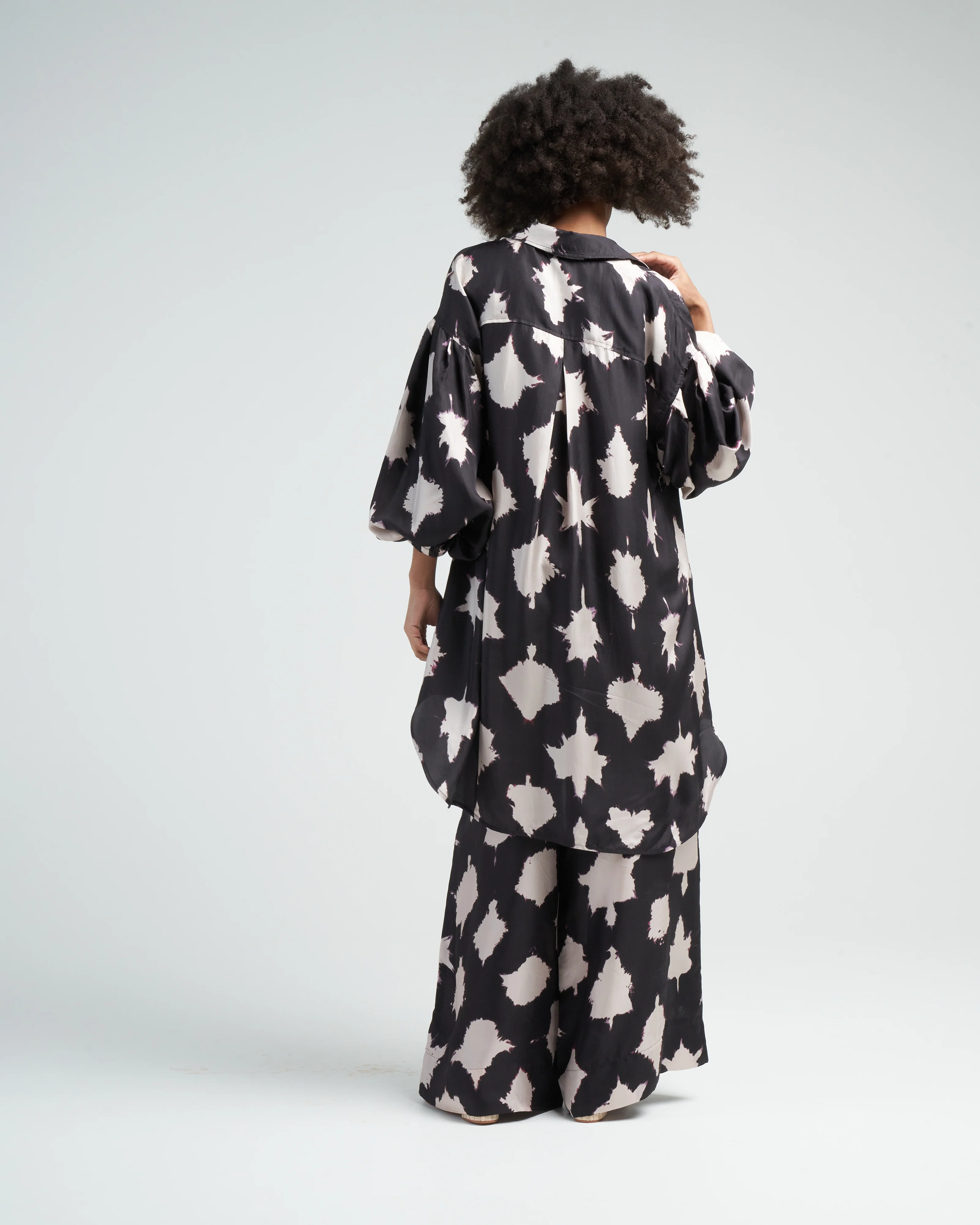 alejandra dress - noir blur - Image 4