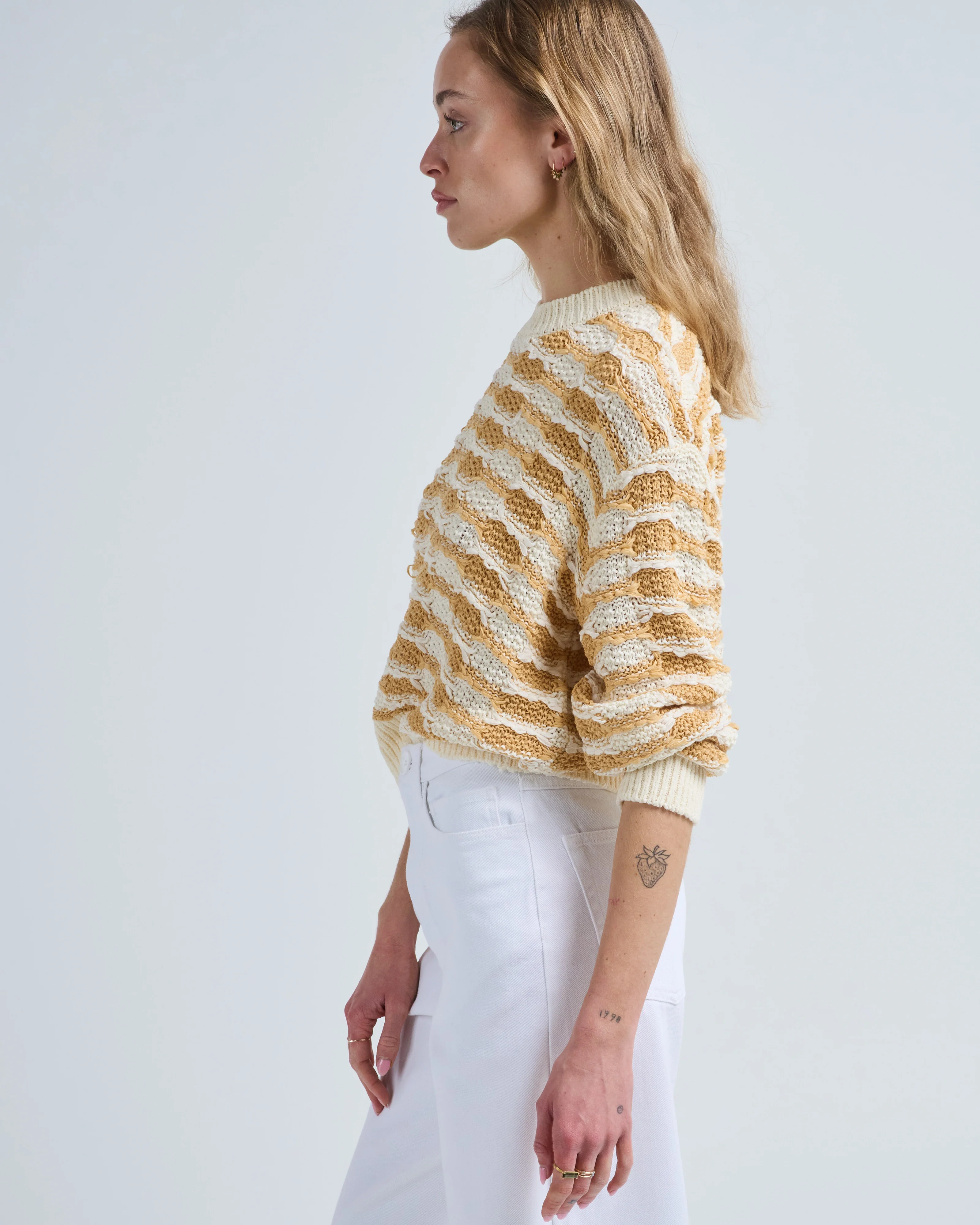 alessa long sleeve knit pullover - Image 3