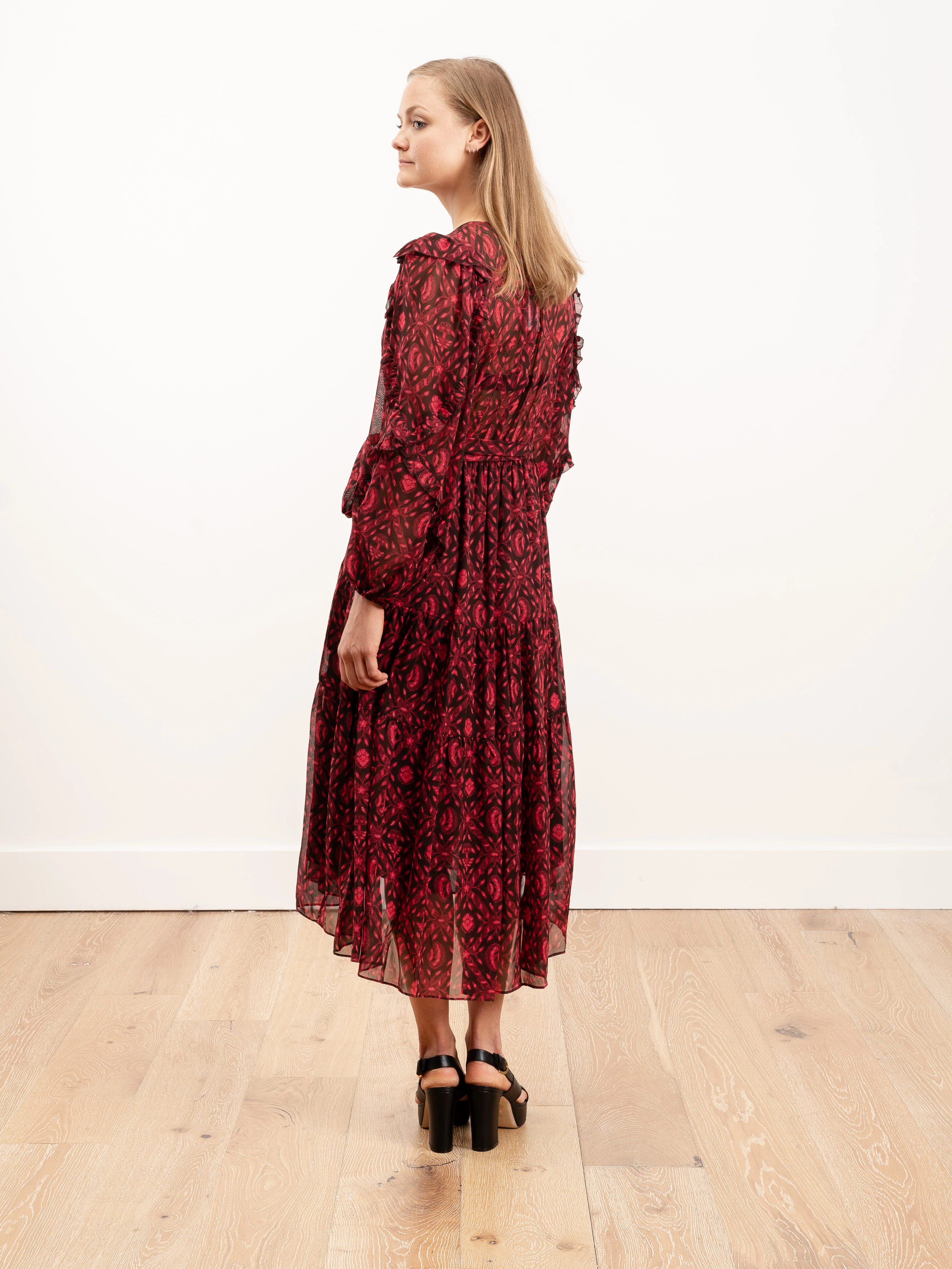 aliya dress - fuchsia - Image 4