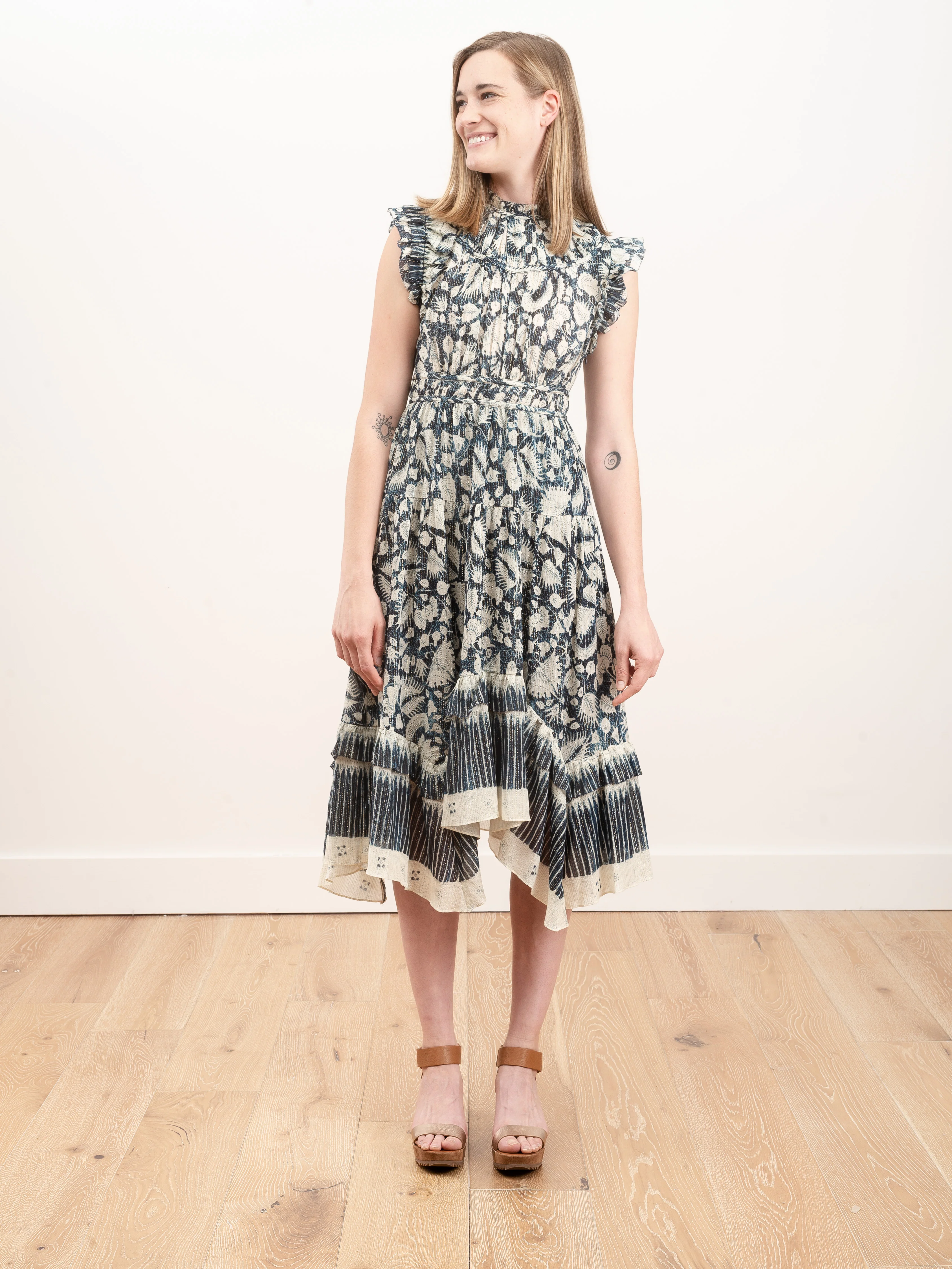 amalia dress - indigo - Image 2