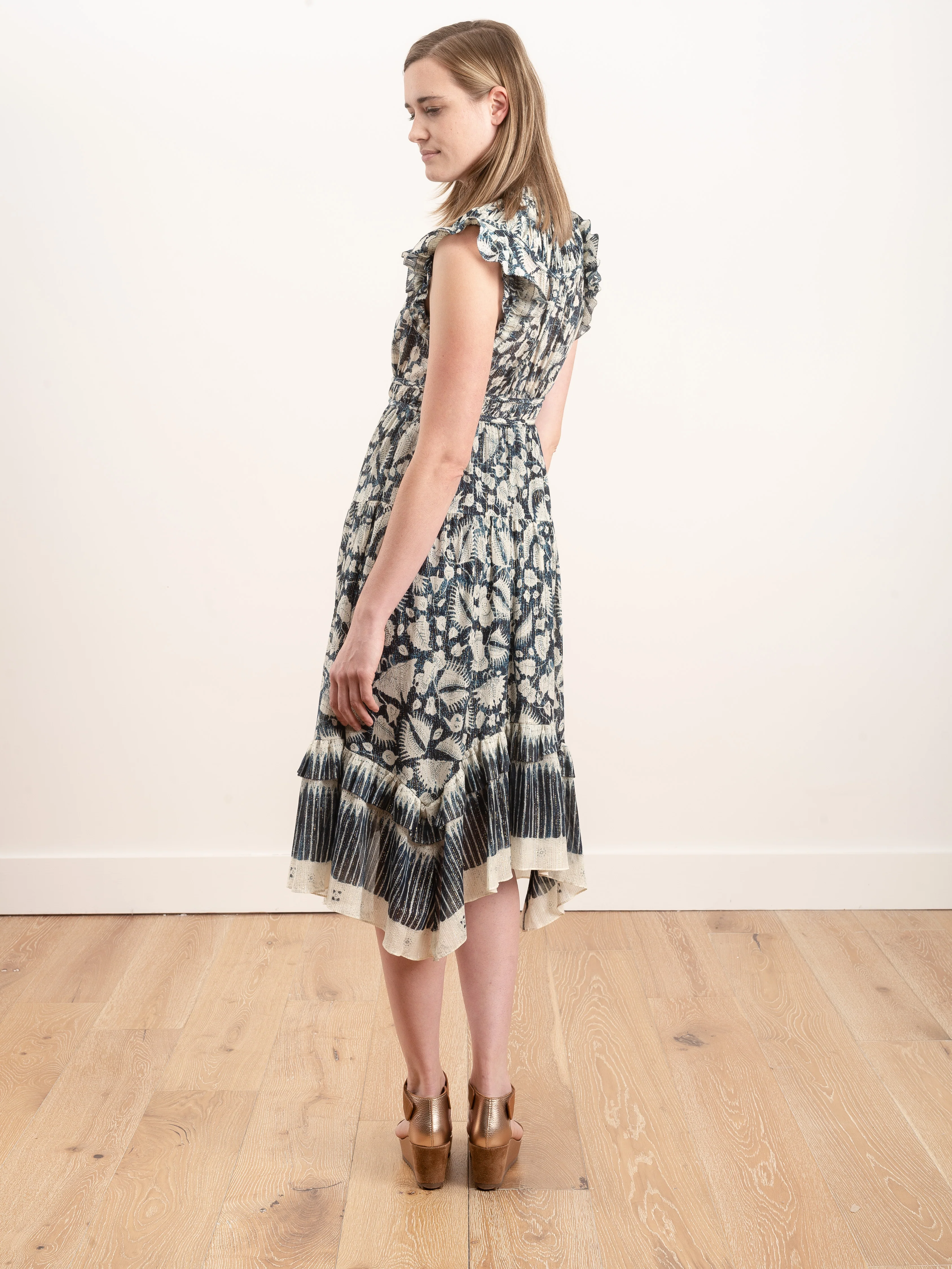 amalia dress - indigo - Image 4