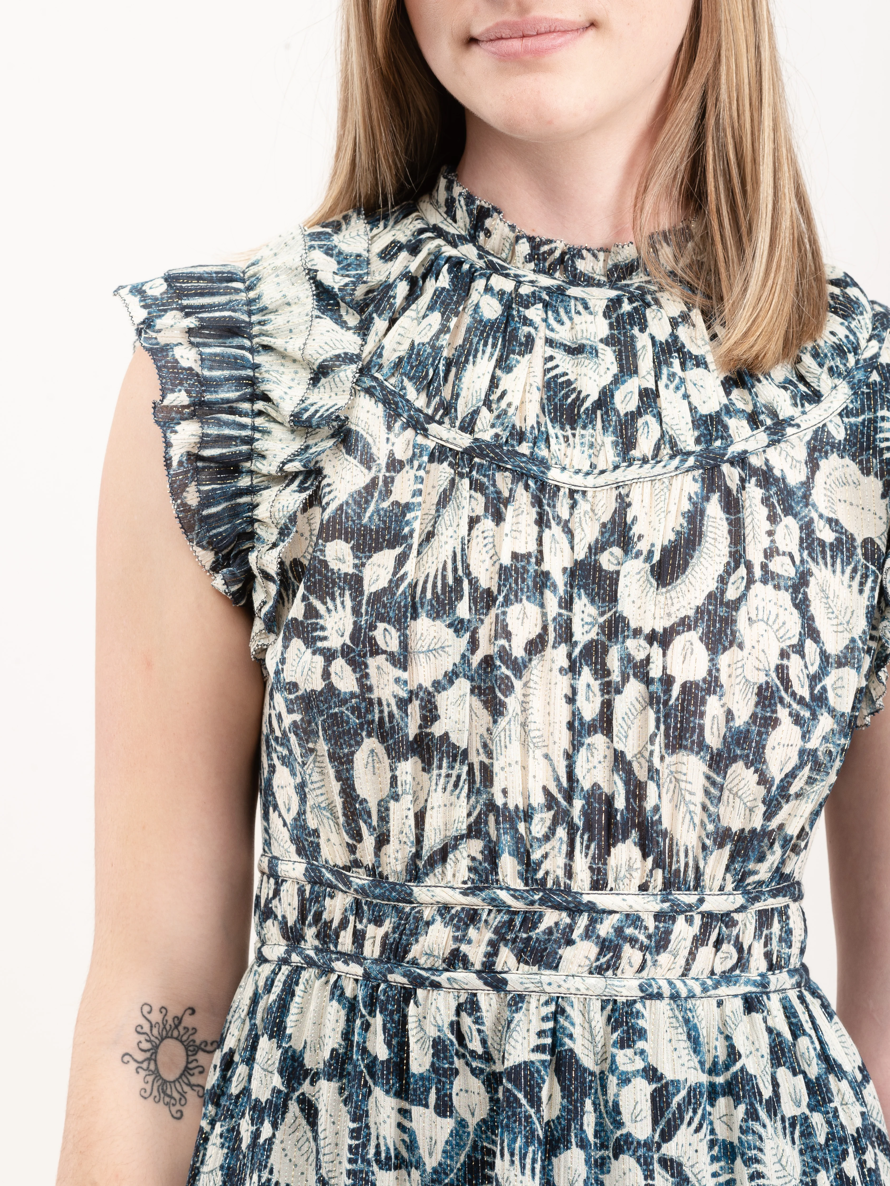 amalia dress - indigo - Image 5