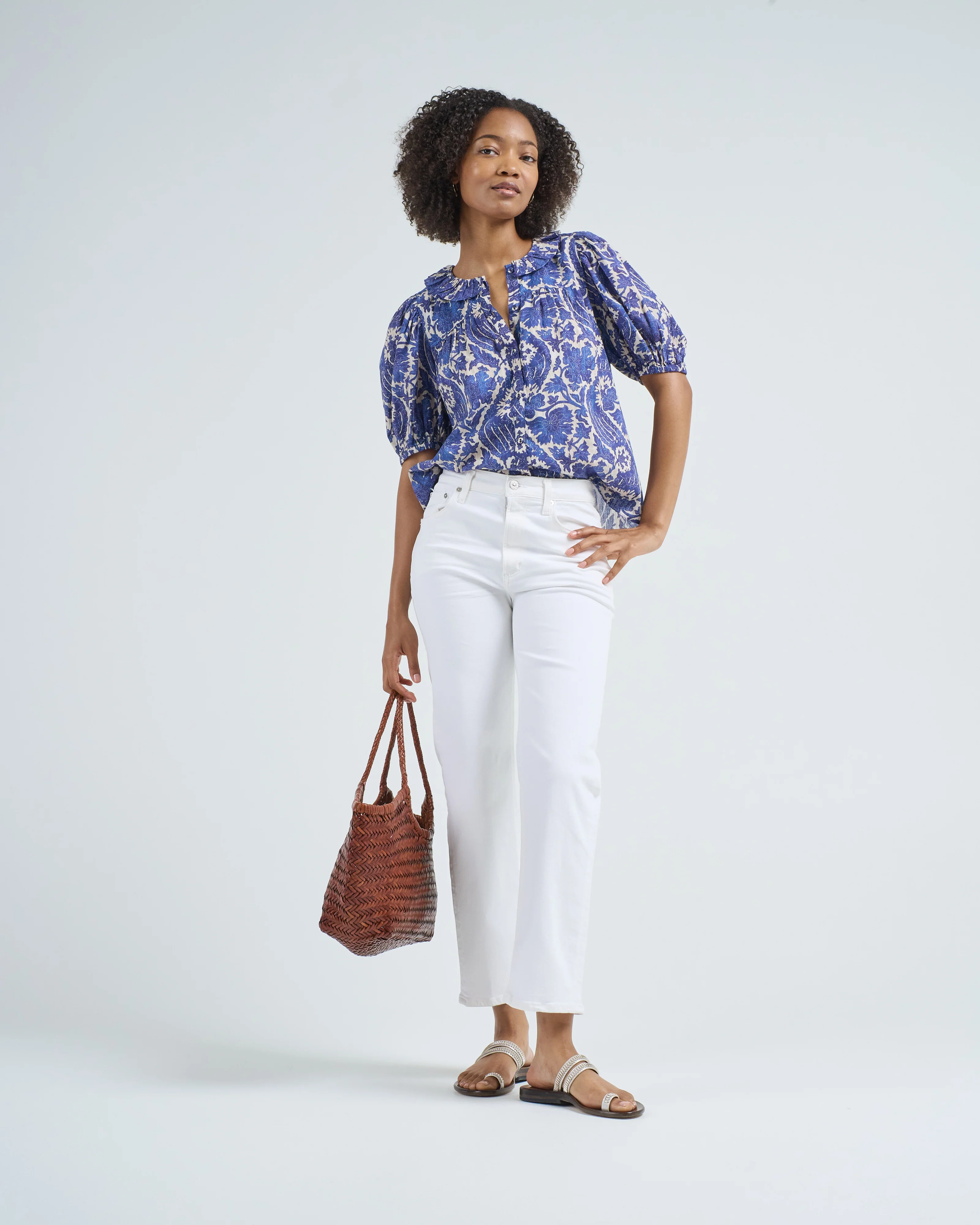 amari short sleeve blouse - Image 2