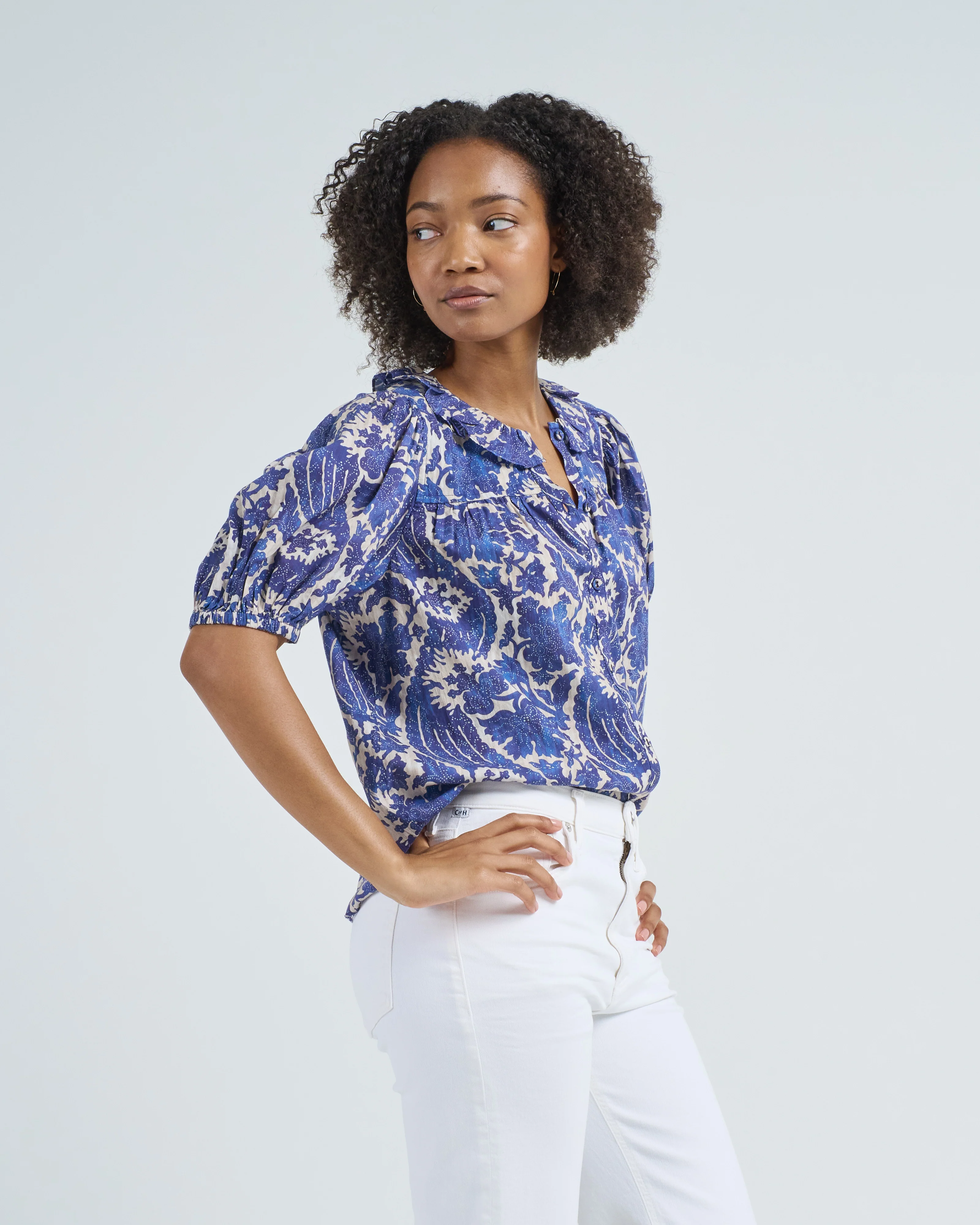 amari short sleeve blouse - Image 3