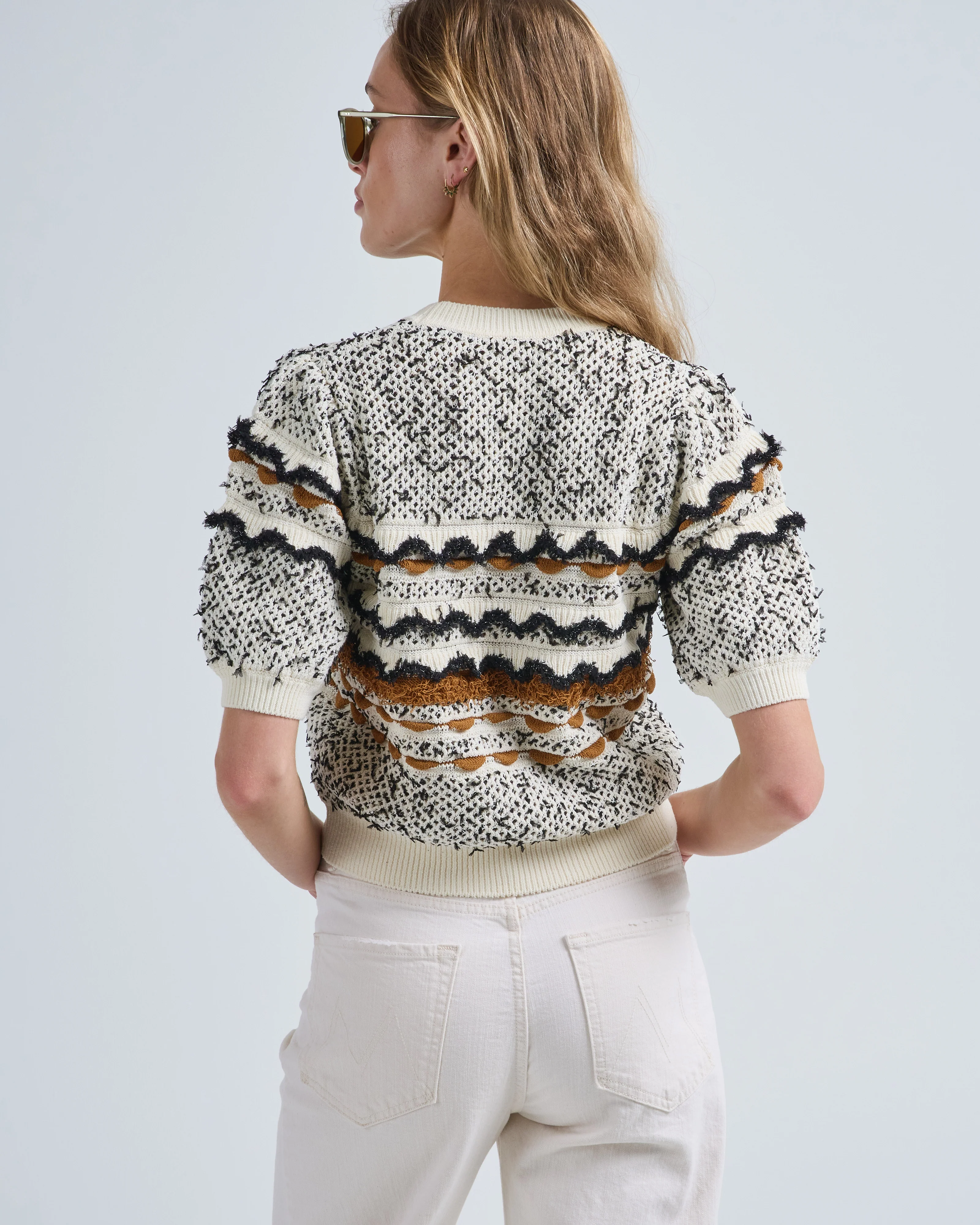 andira short sleeve knit top - Image 3