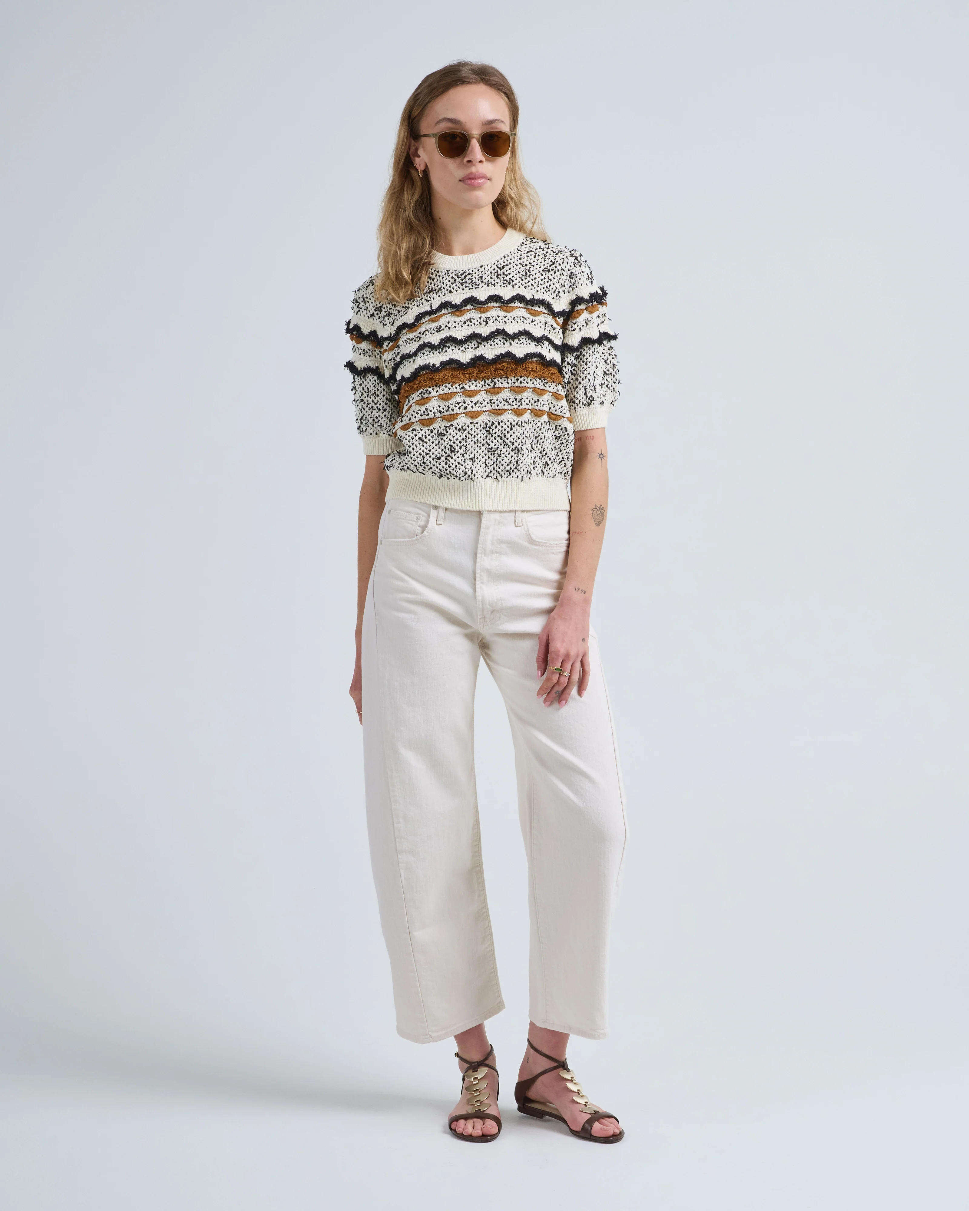 andira short sleeve knit top - Image 5