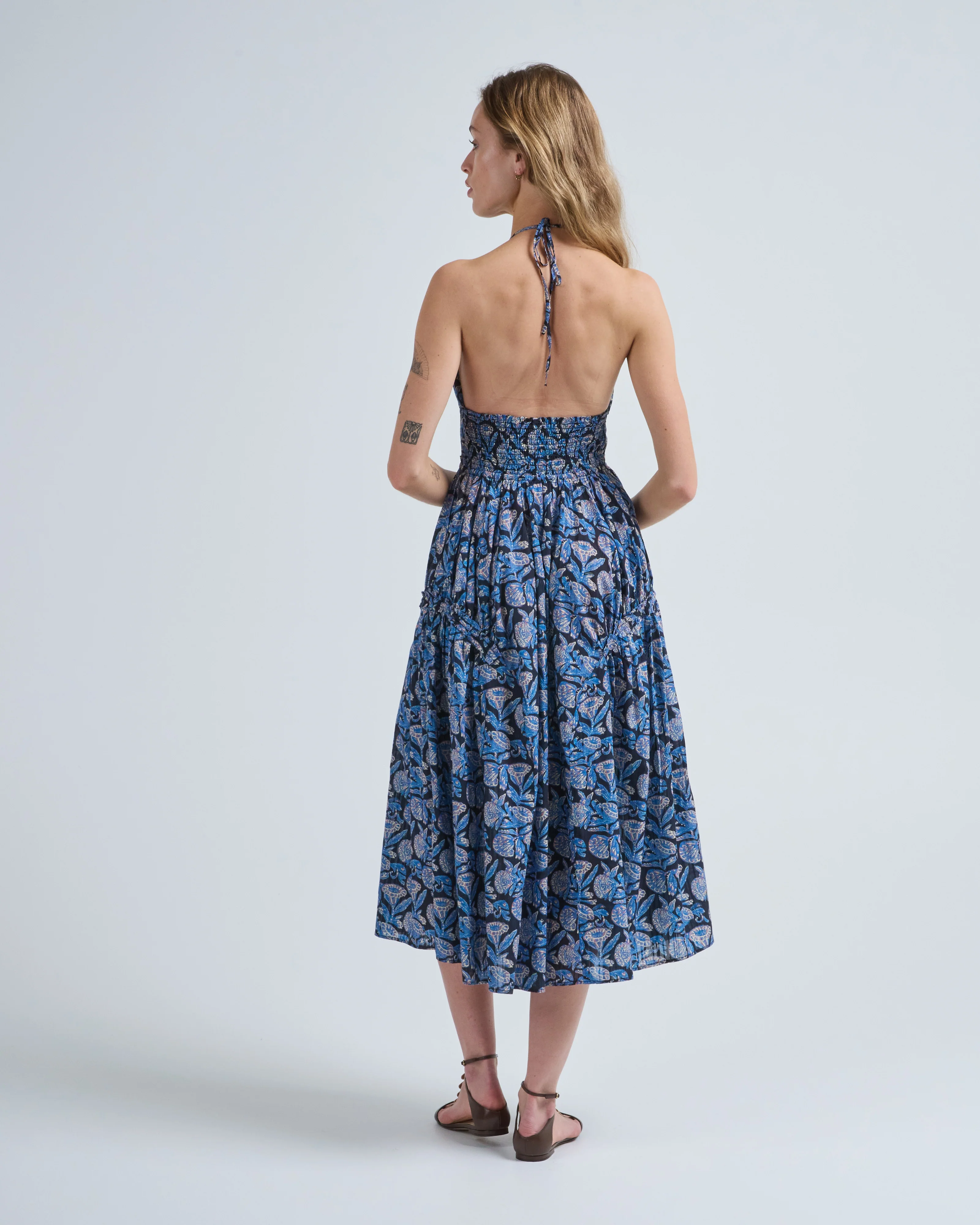 anelise halter midi dress - Image 3