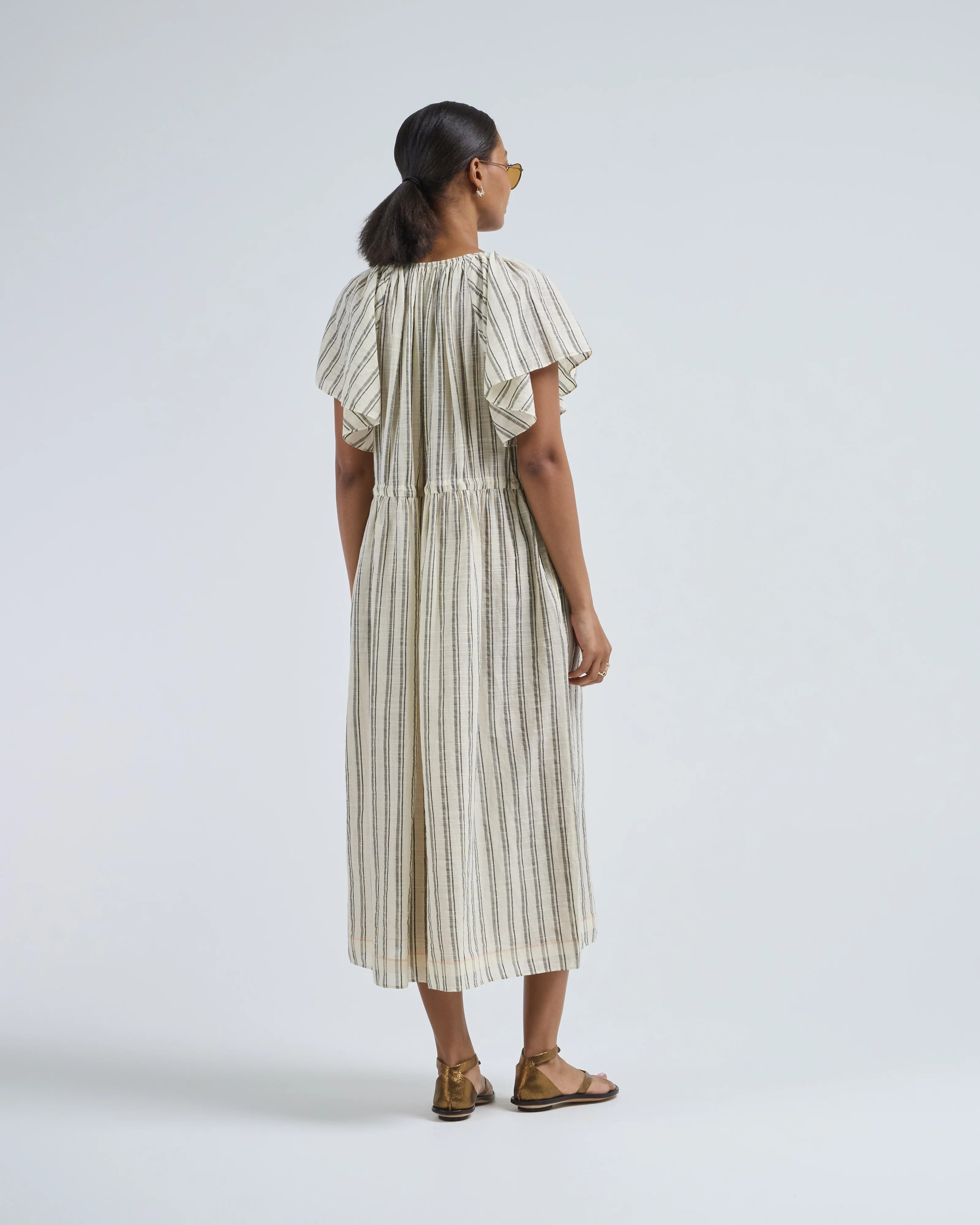 ariane striped dress coverup - Image 4