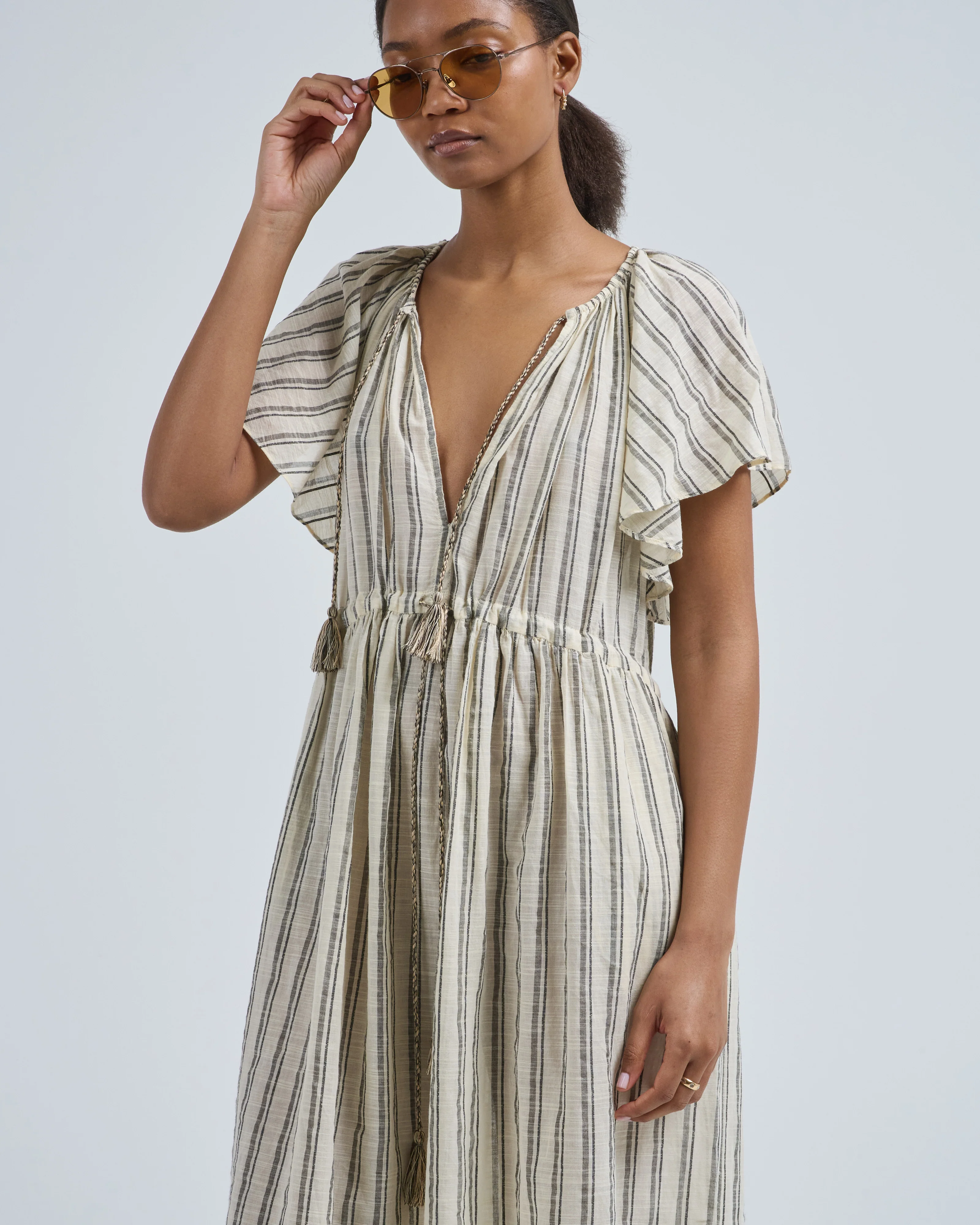 ariane striped dress coverup - Image 5