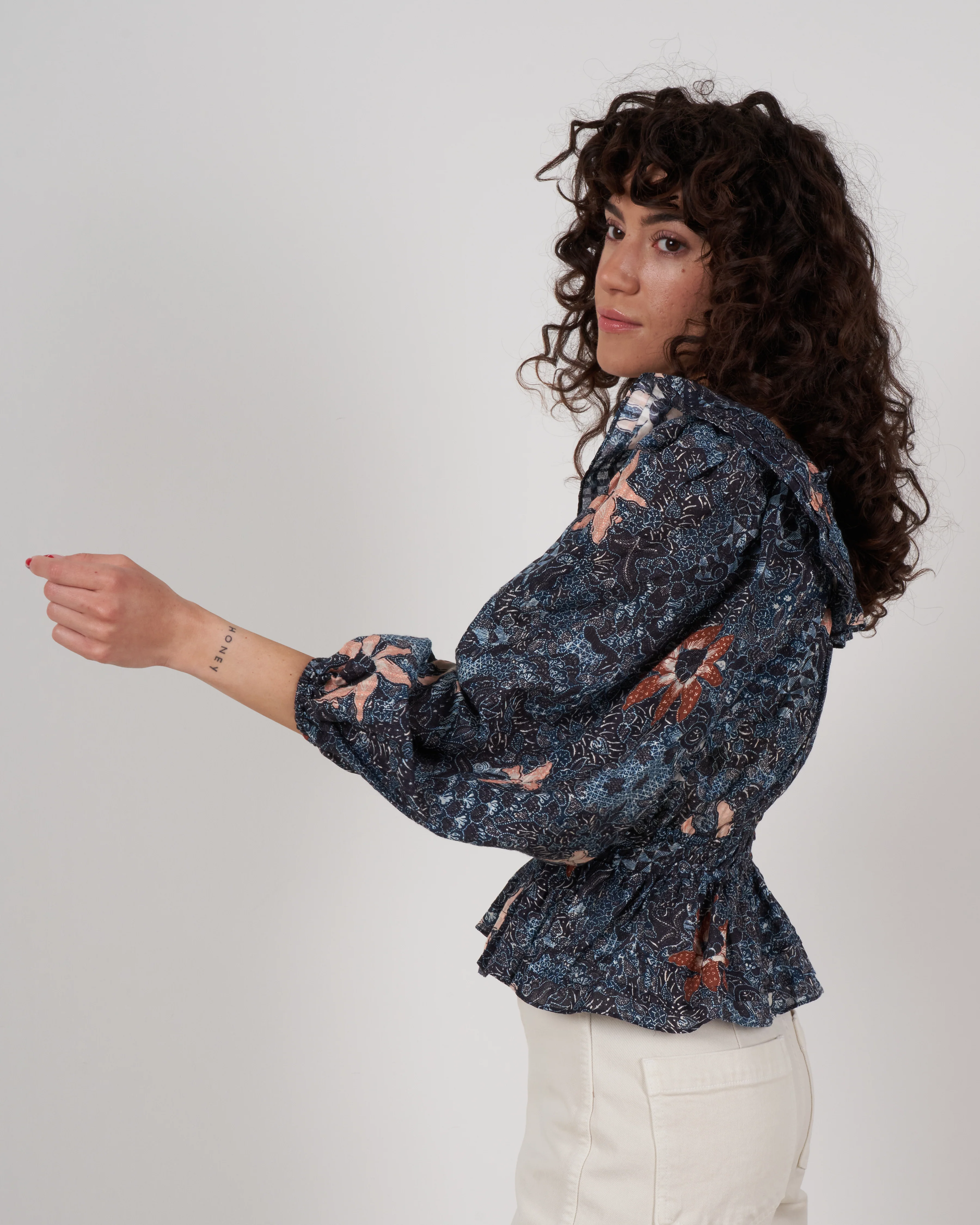 asmara blouse - azul - Image 2