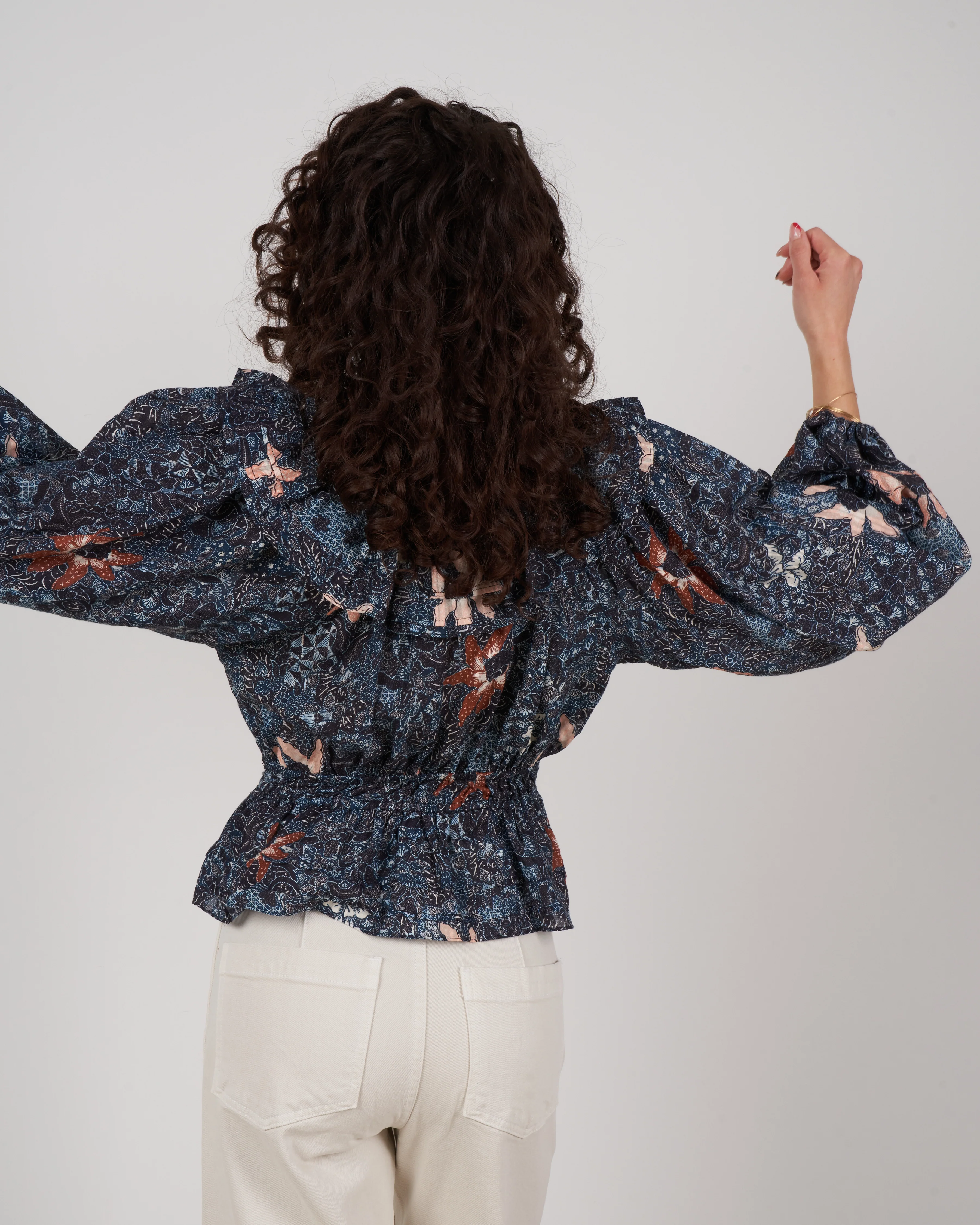 asmara blouse - azul - Image 4