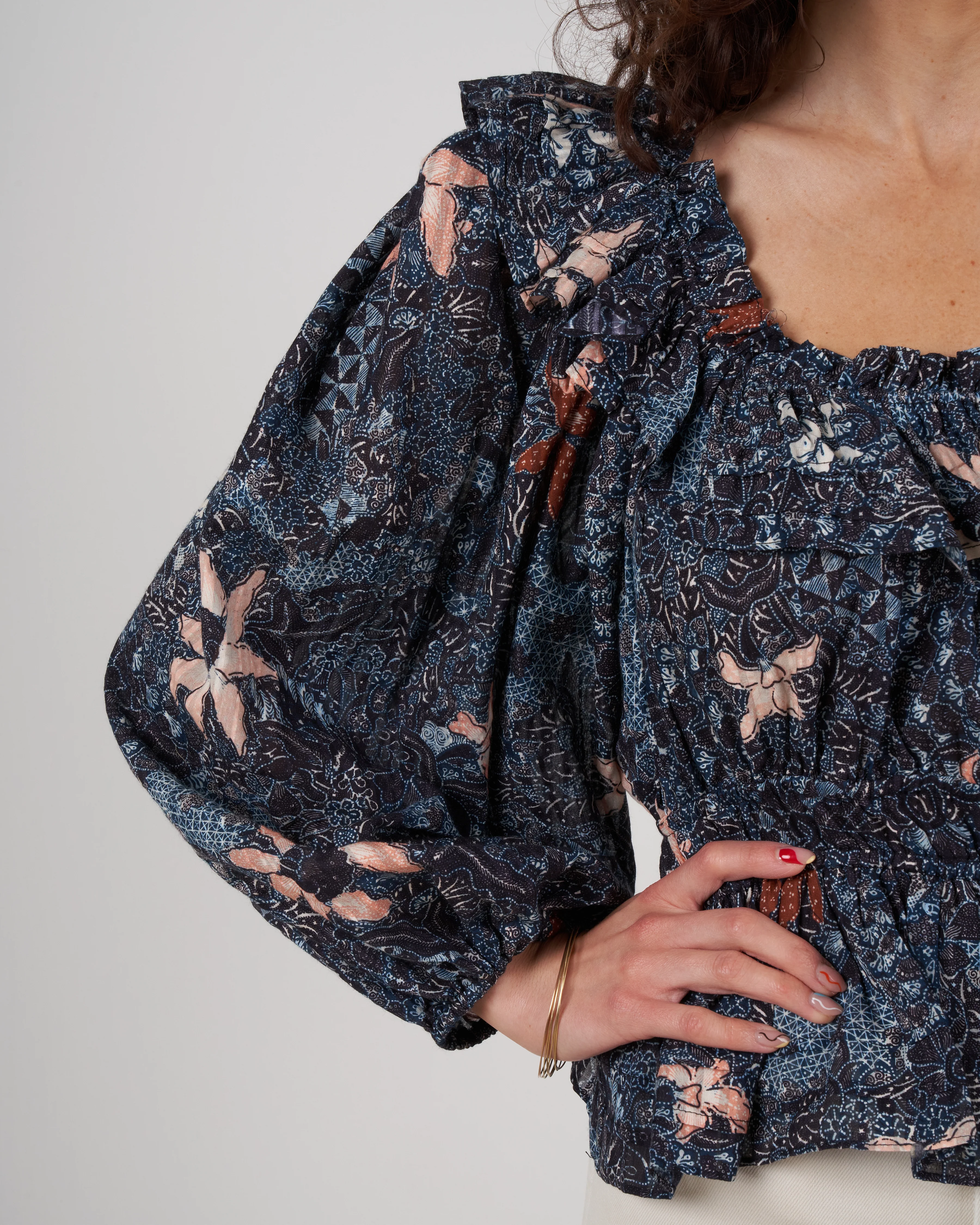 asmara blouse - azul - Image 6