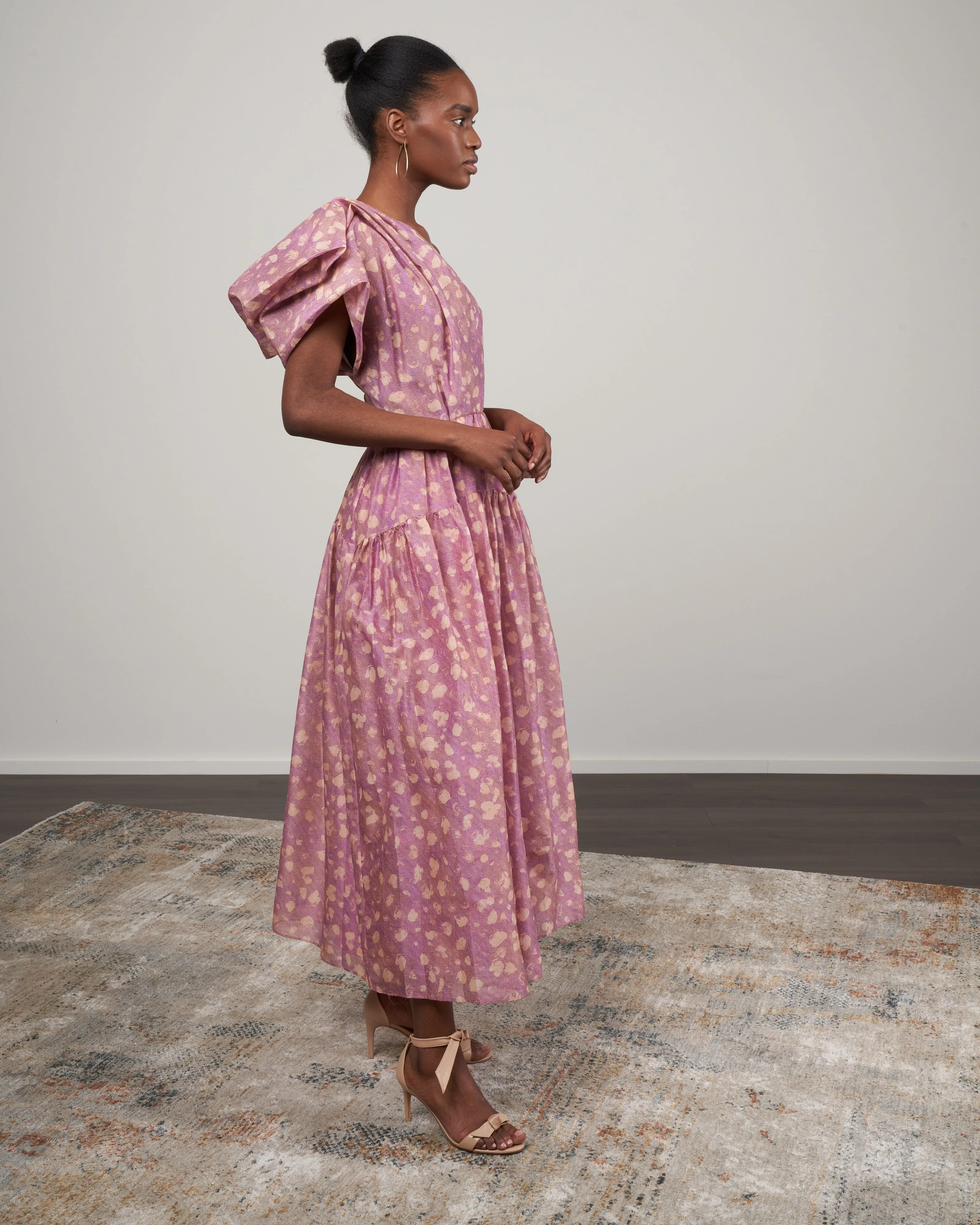athena dress - lavender handprint dot - Image 2