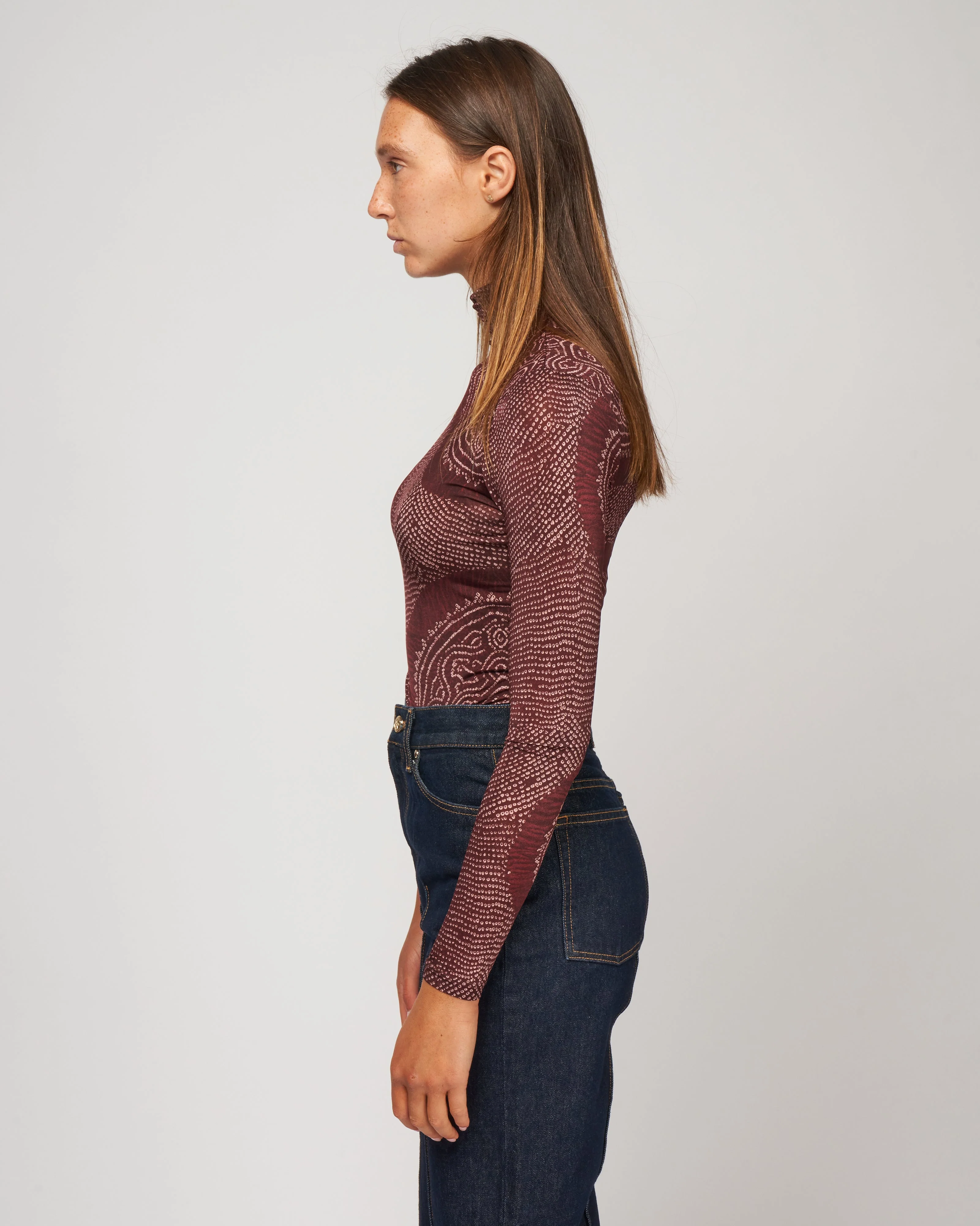 aurelia turtleneck - garnet - Image 3