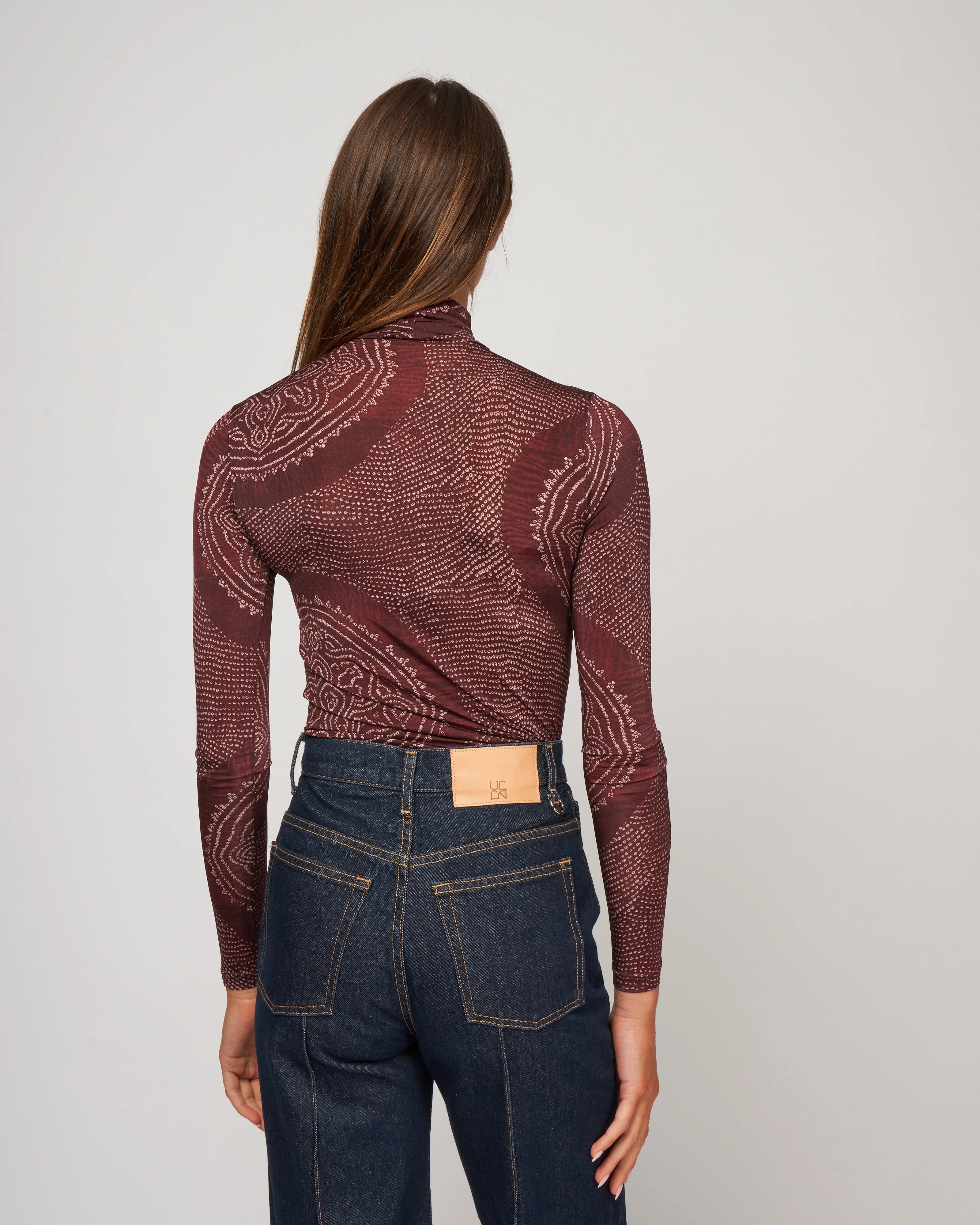 aurelia turtleneck - garnet - Image 4