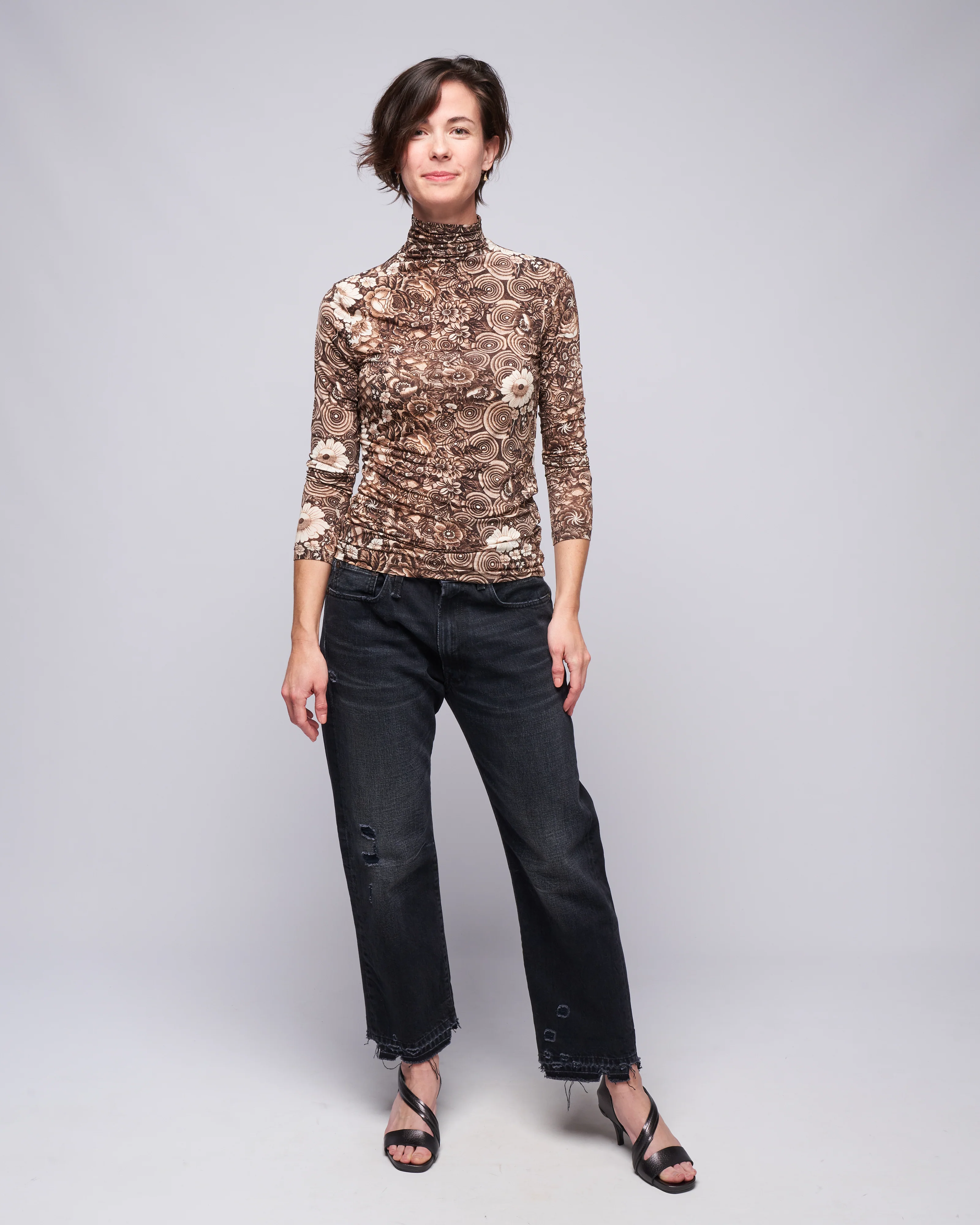 aurelia turtleneck - teak - Image 2