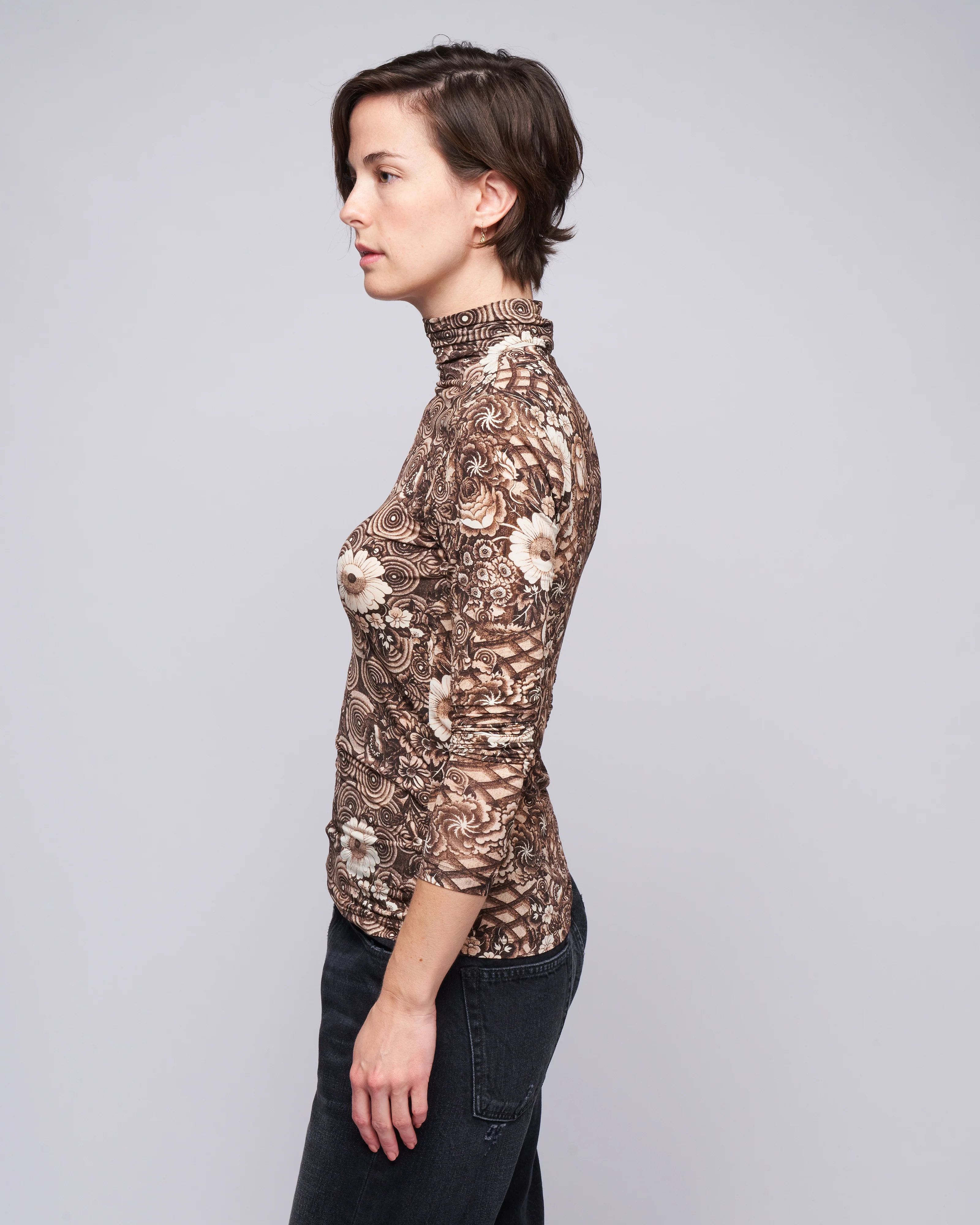 aurelia turtleneck - teak - Image 3