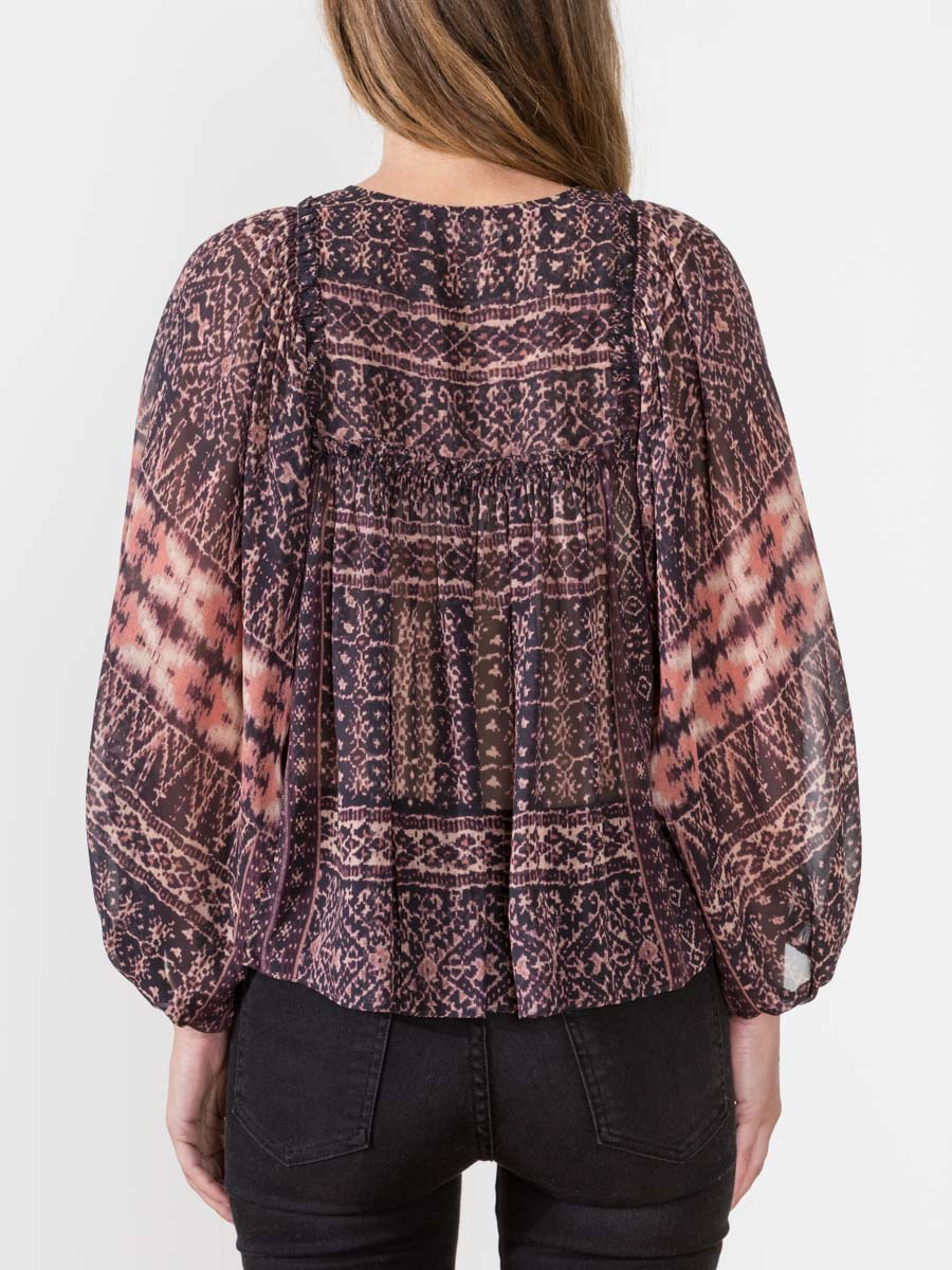 belen blouse - earth - Image 3