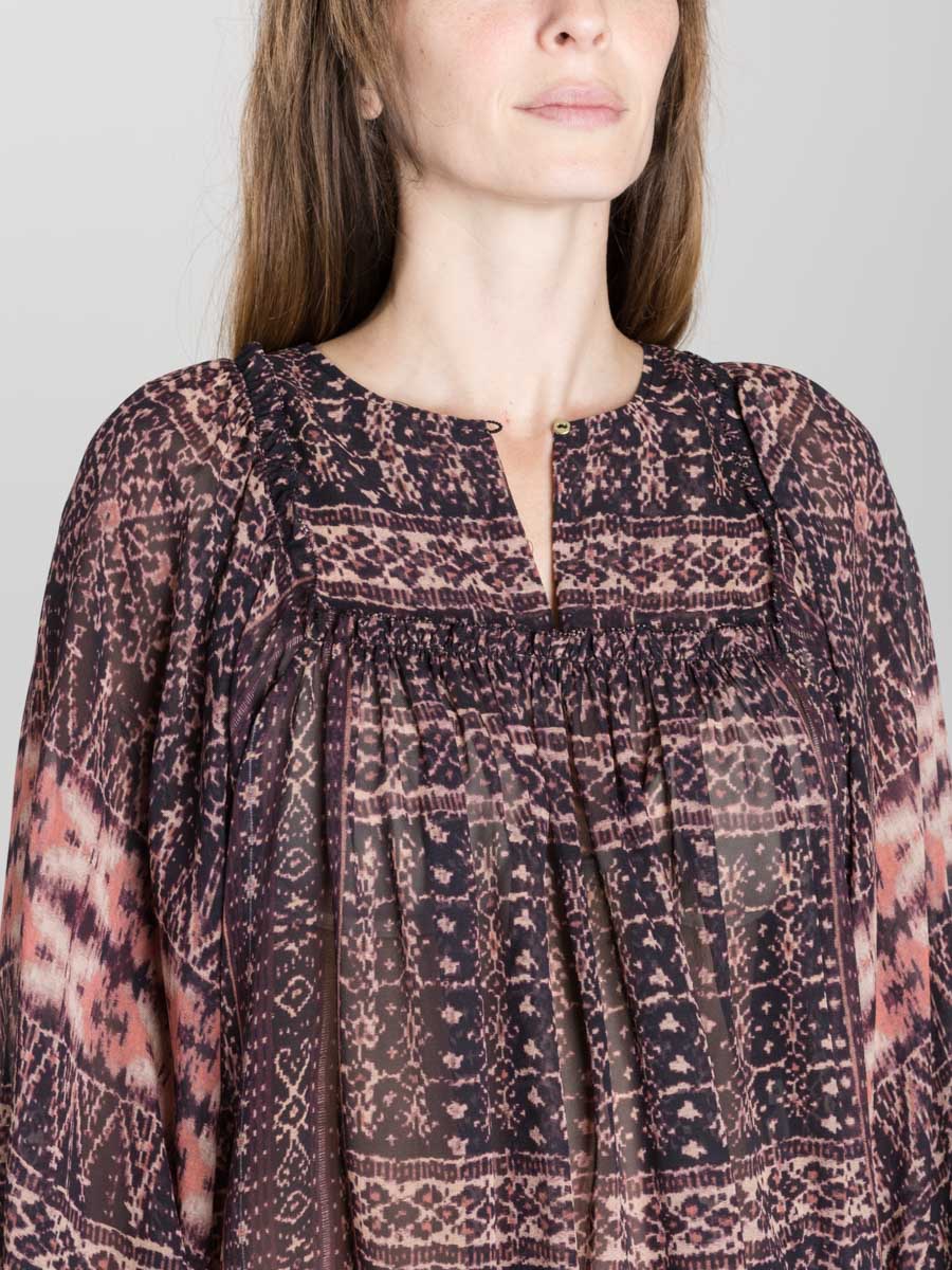belen blouse - earth - Image 4