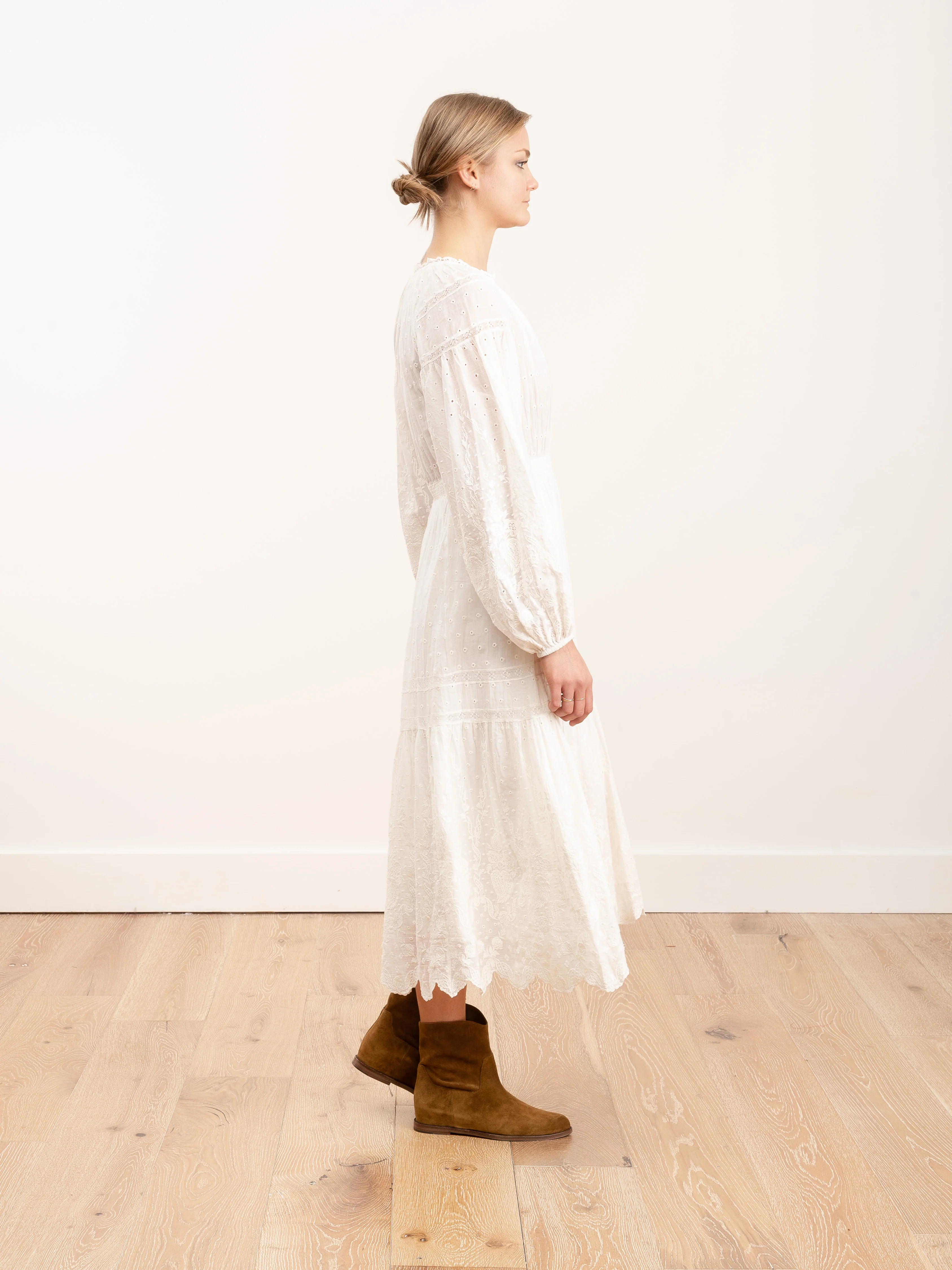 bettina dress - blanc - Image 3