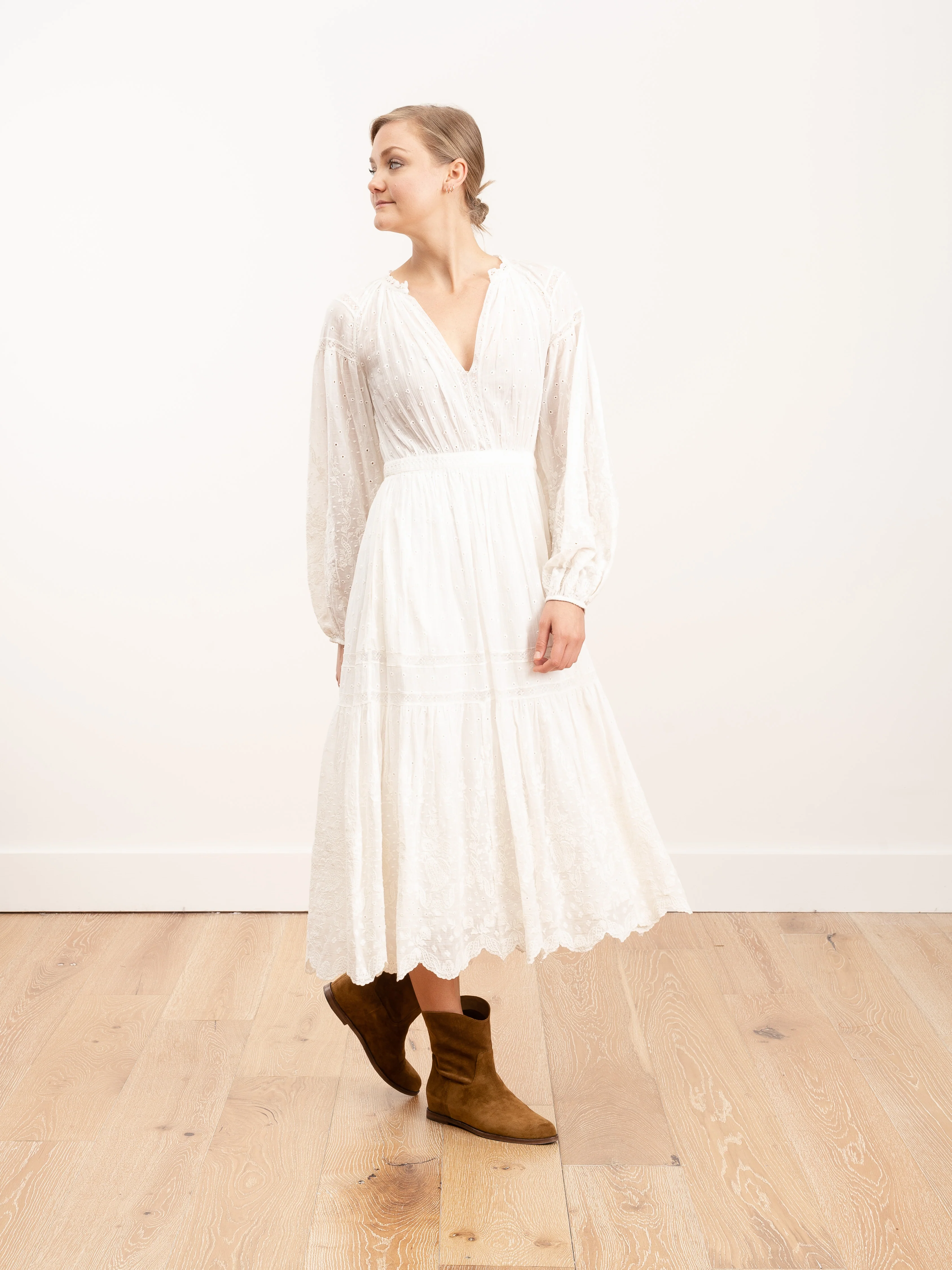 bettina dress - blanc - Image 4