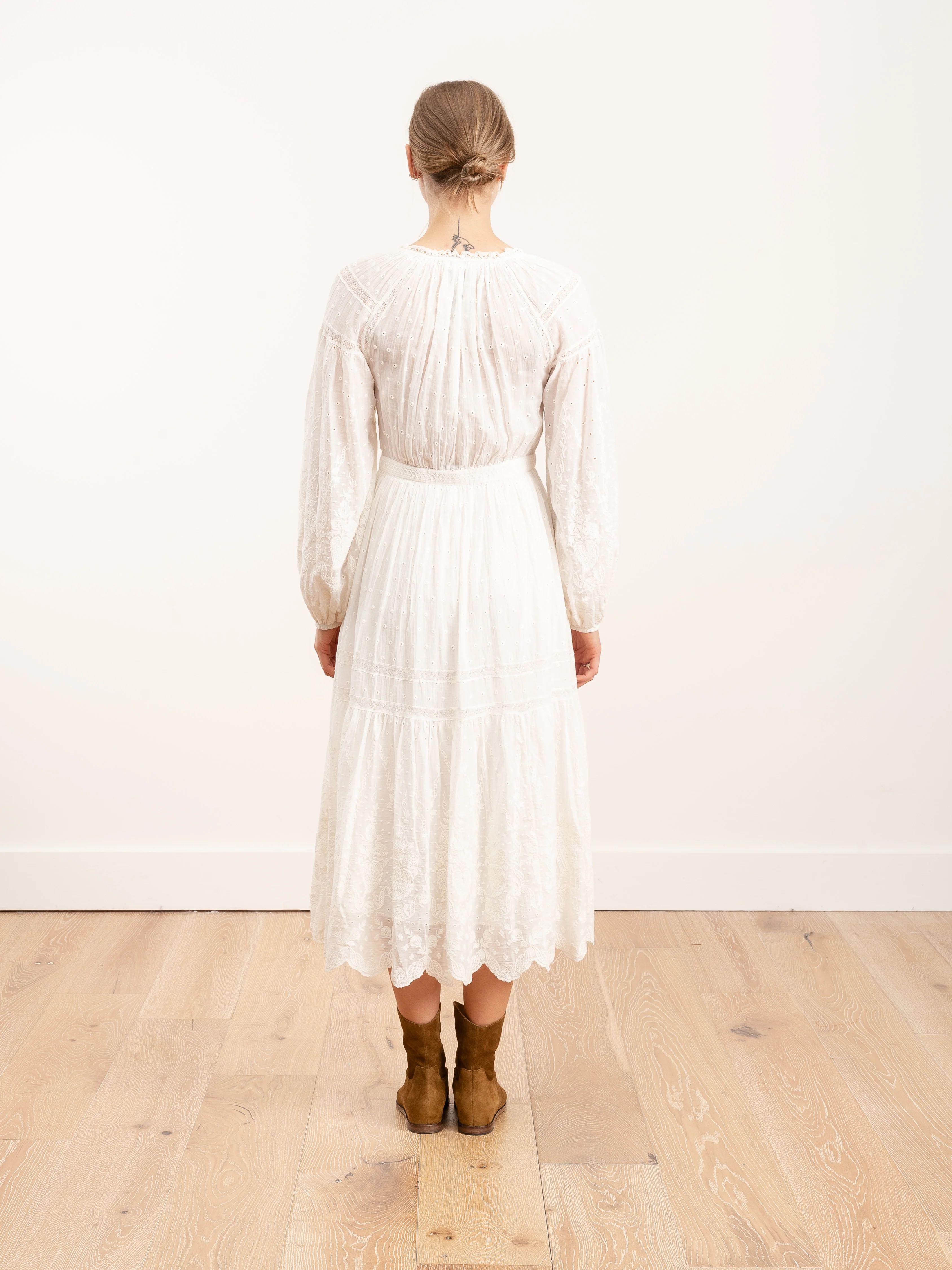 bettina dress - blanc - Image 5