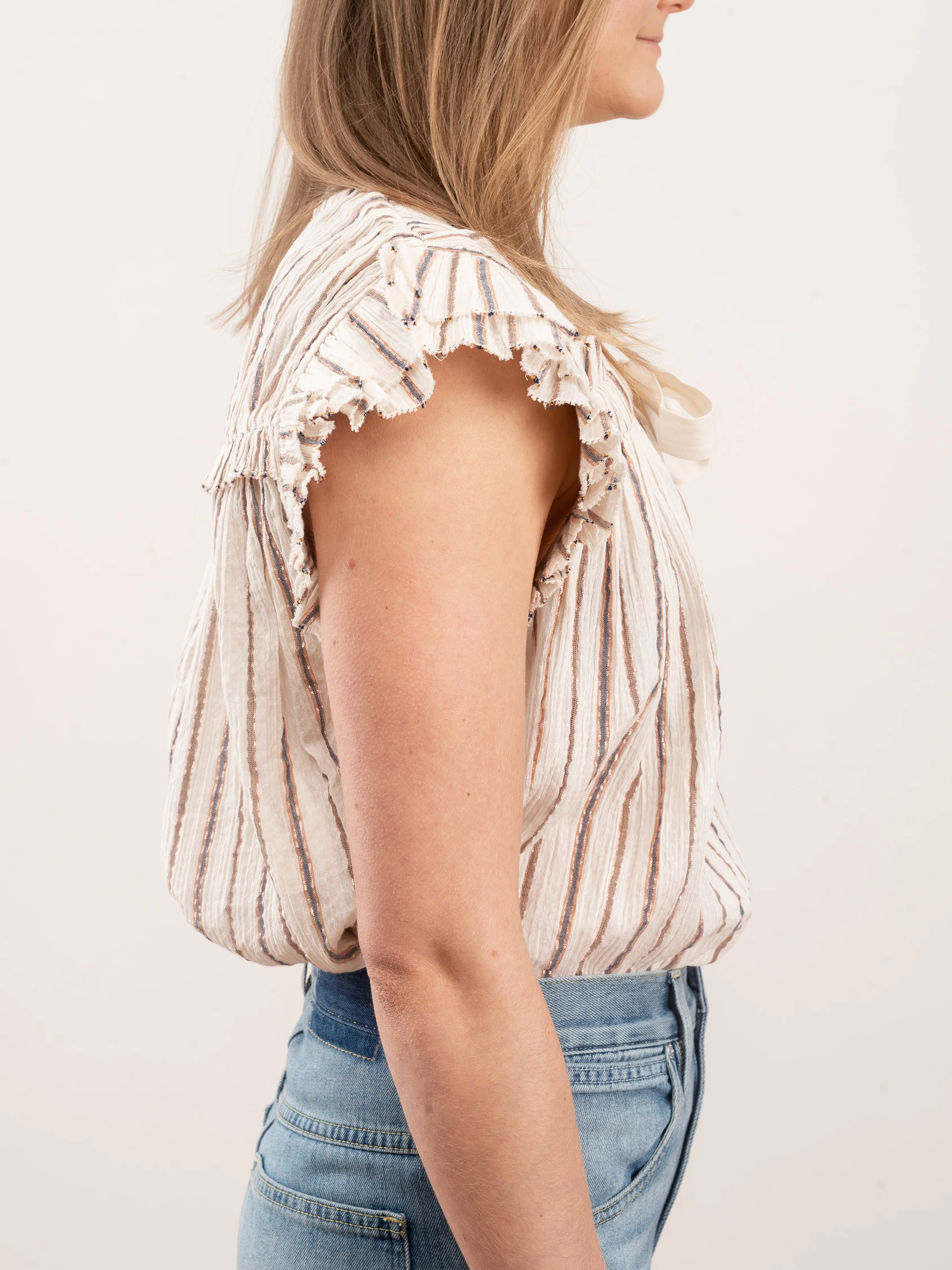 bria top - cream - Image 3