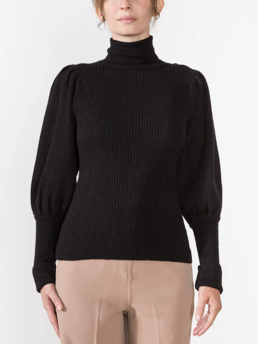 brynn turtleneck - noir - Image 2