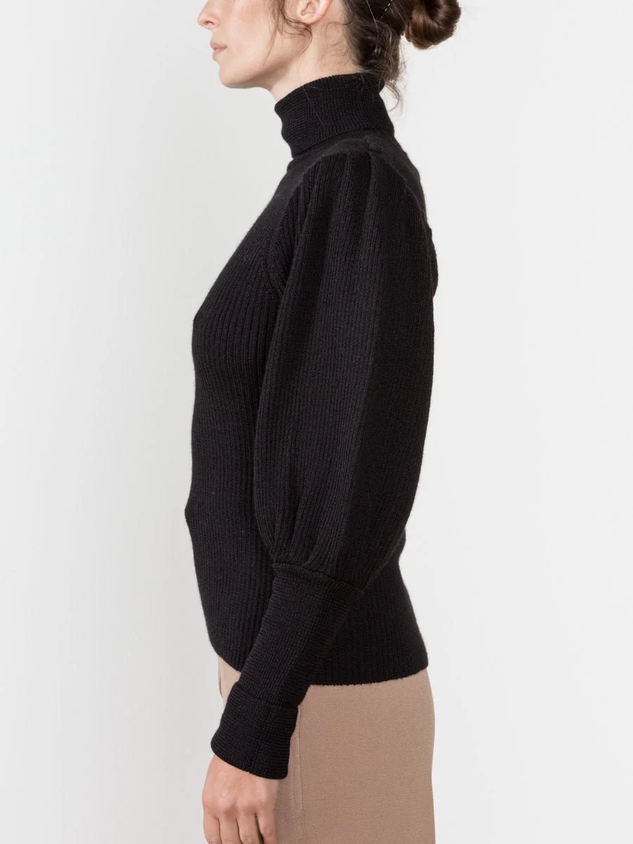 brynn turtleneck - noir - Image 3
