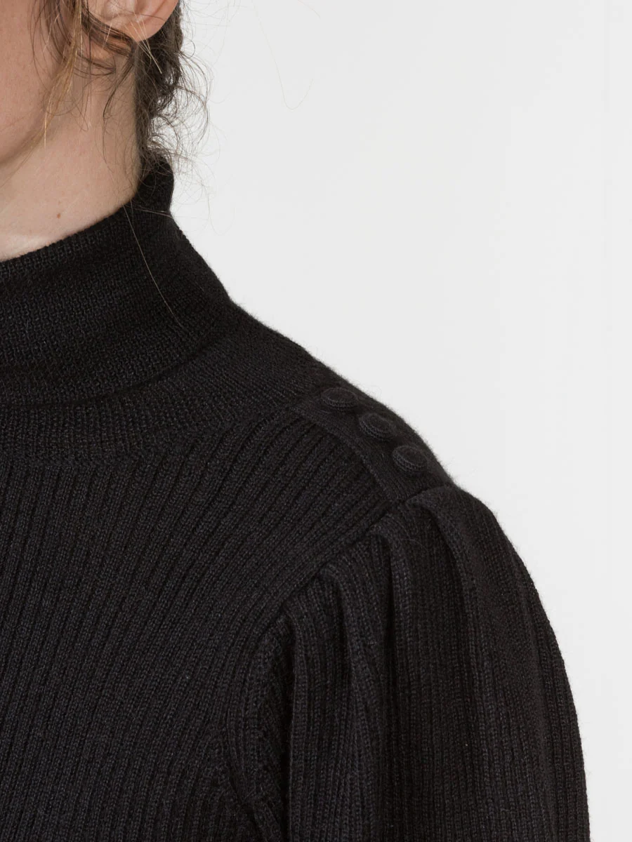 brynn turtleneck - noir - Image 6