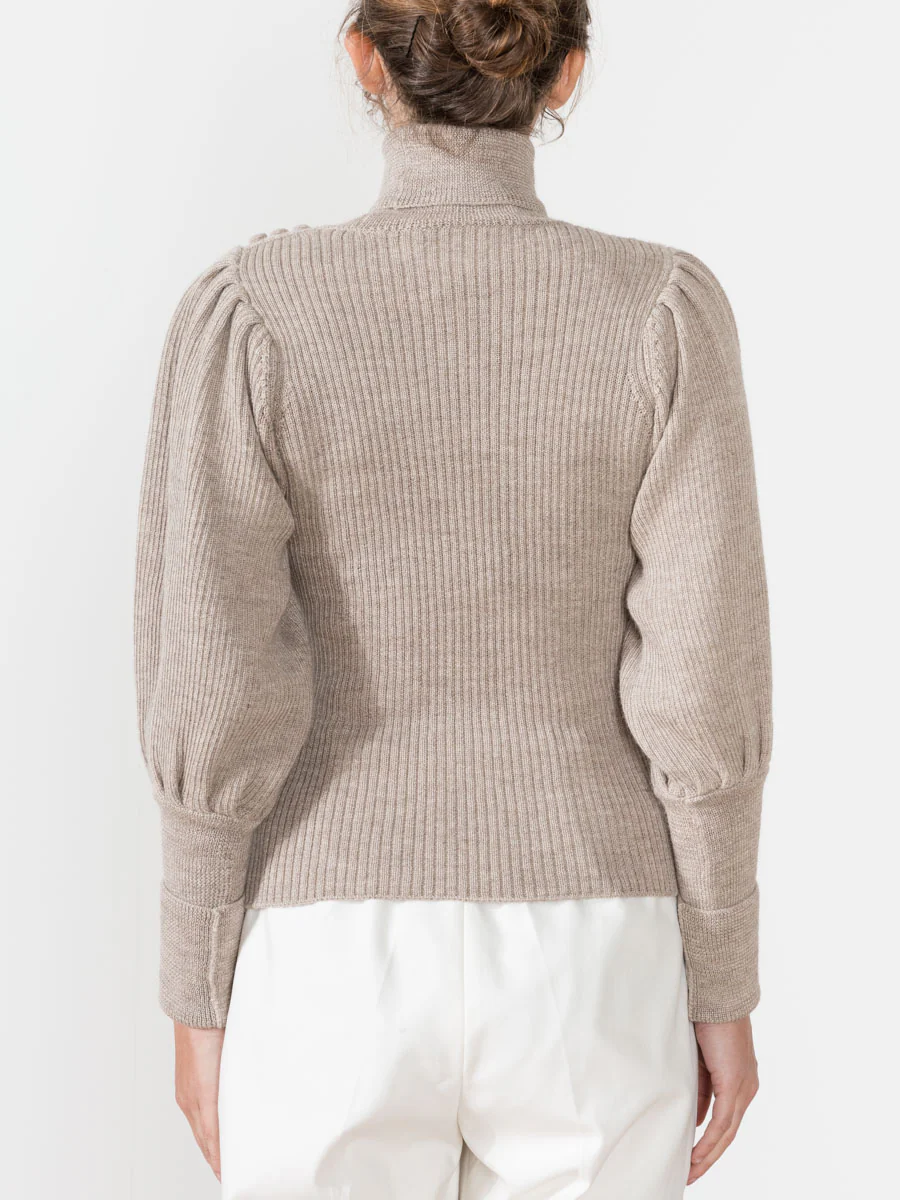 brynn turtleneck - oatmeal - Image 4