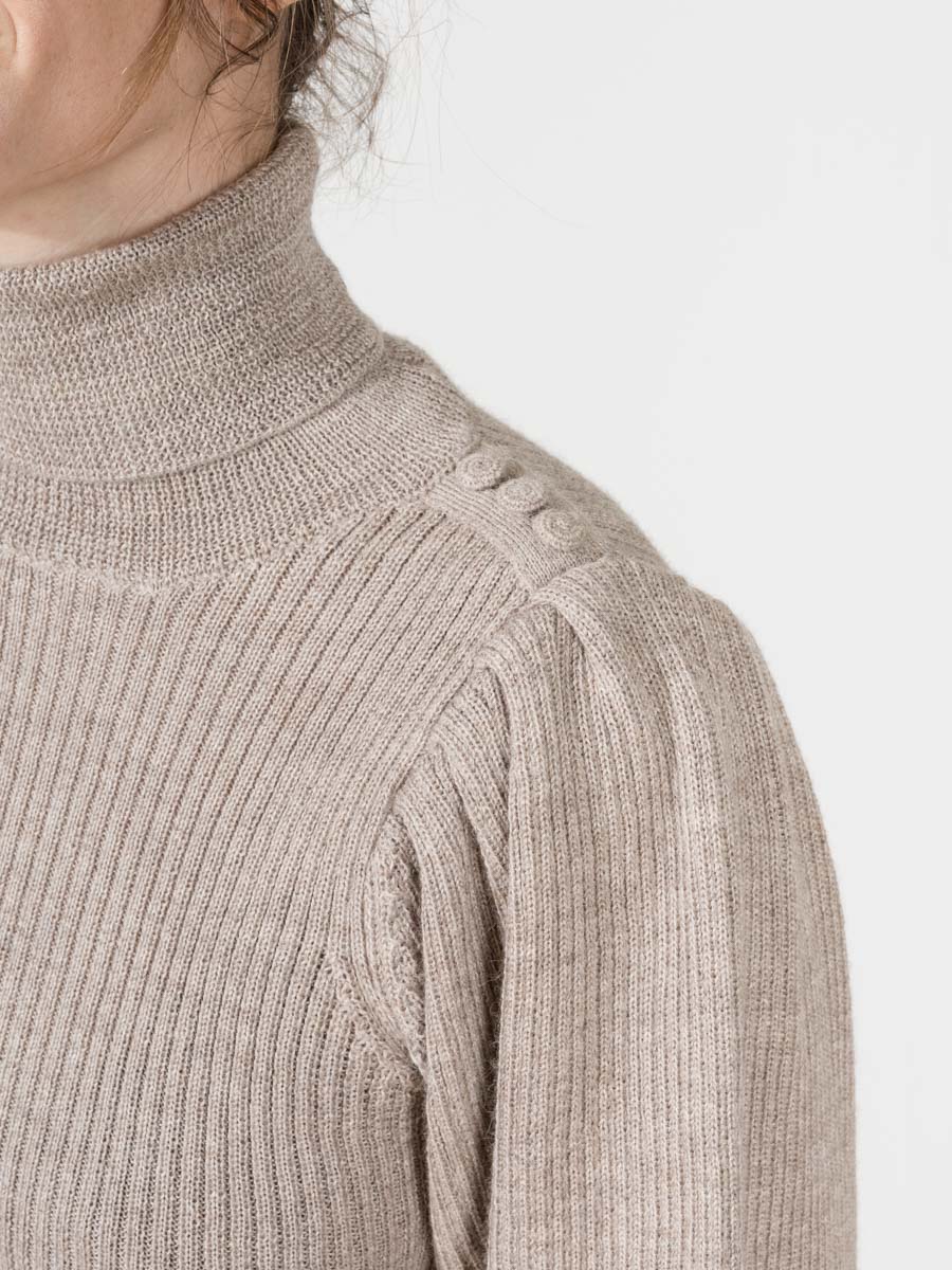 brynn turtleneck - oatmeal - Image 5