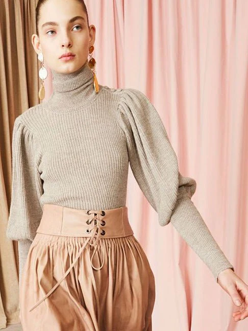 brynn turtleneck - oatmeal - Image 6
