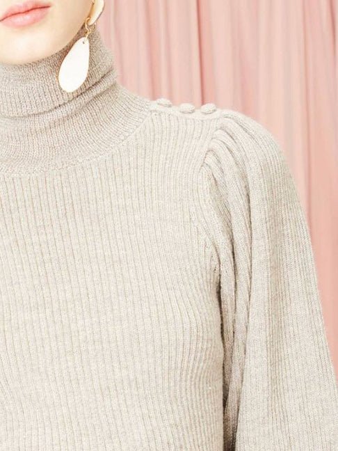 brynn turtleneck - oatmeal - Image 7