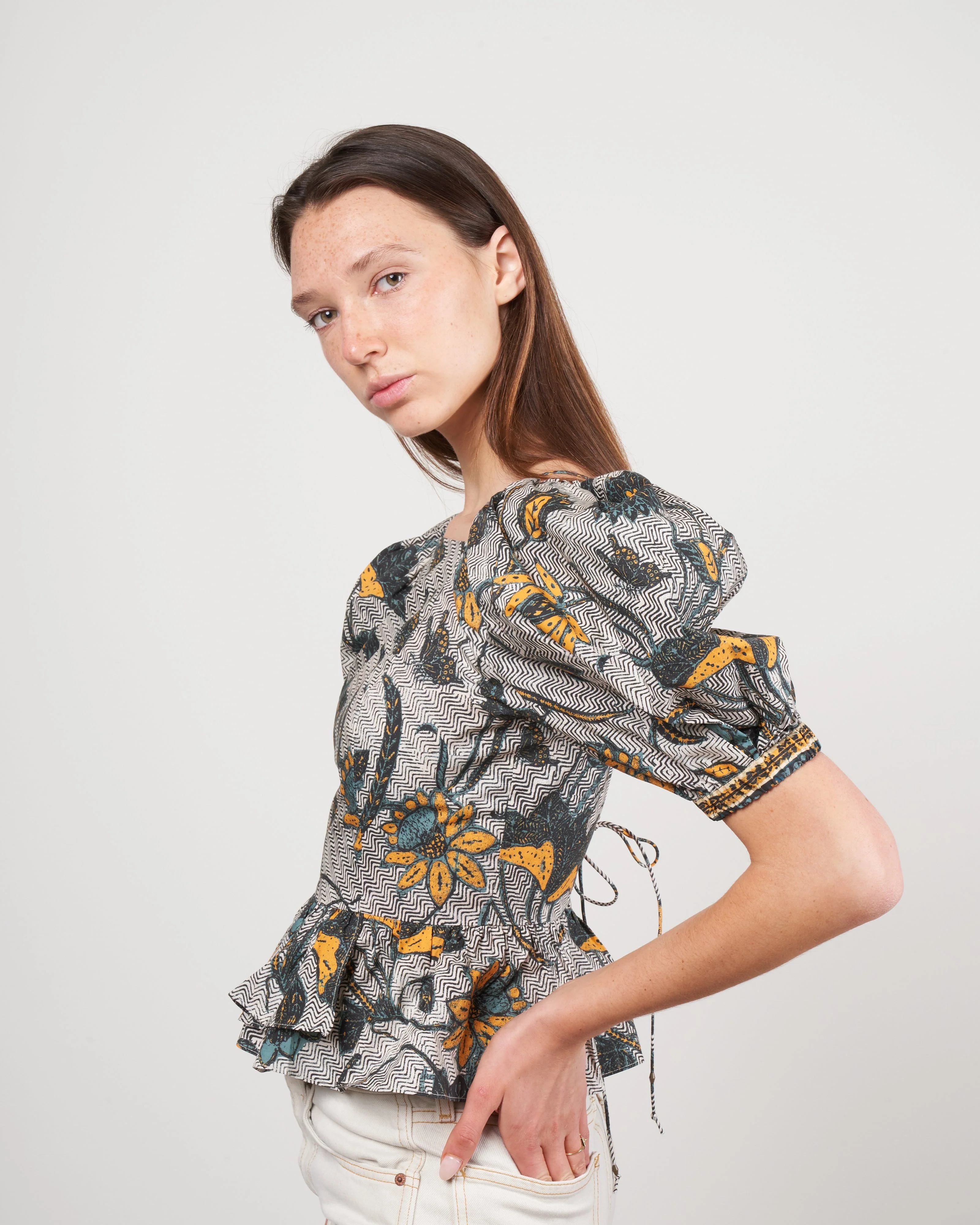 carlotta blouse - portofino - Image 3