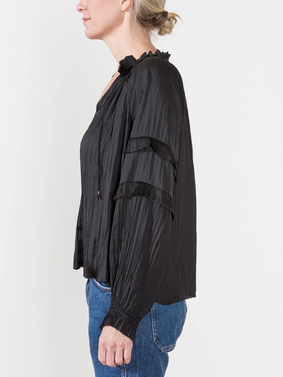 carolina blouse - noir - Image 3