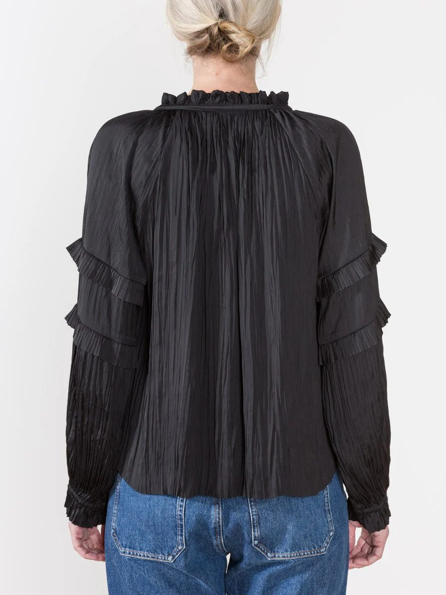 carolina blouse - noir - Image 4