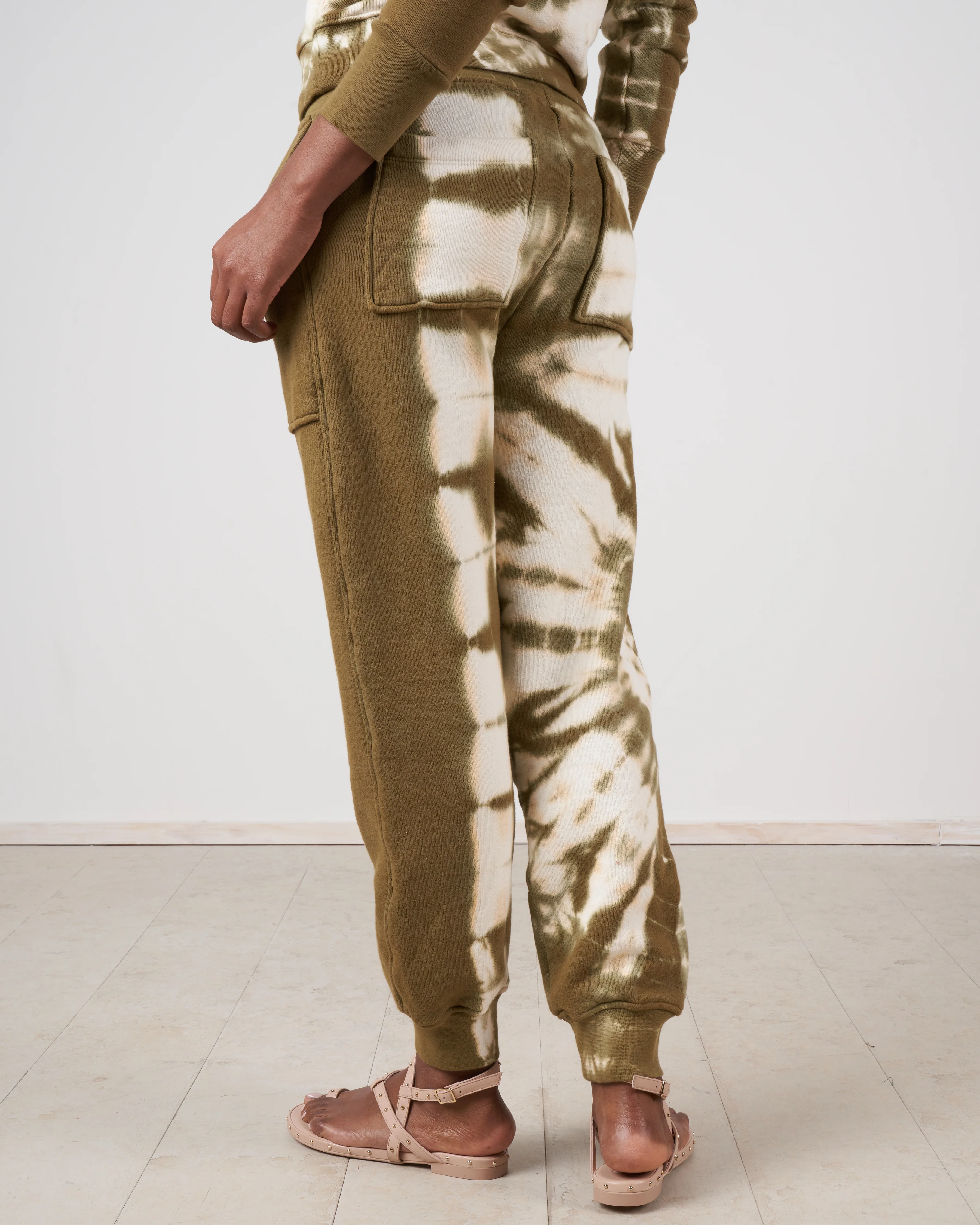 charley pant - olive tie dye - Image 3