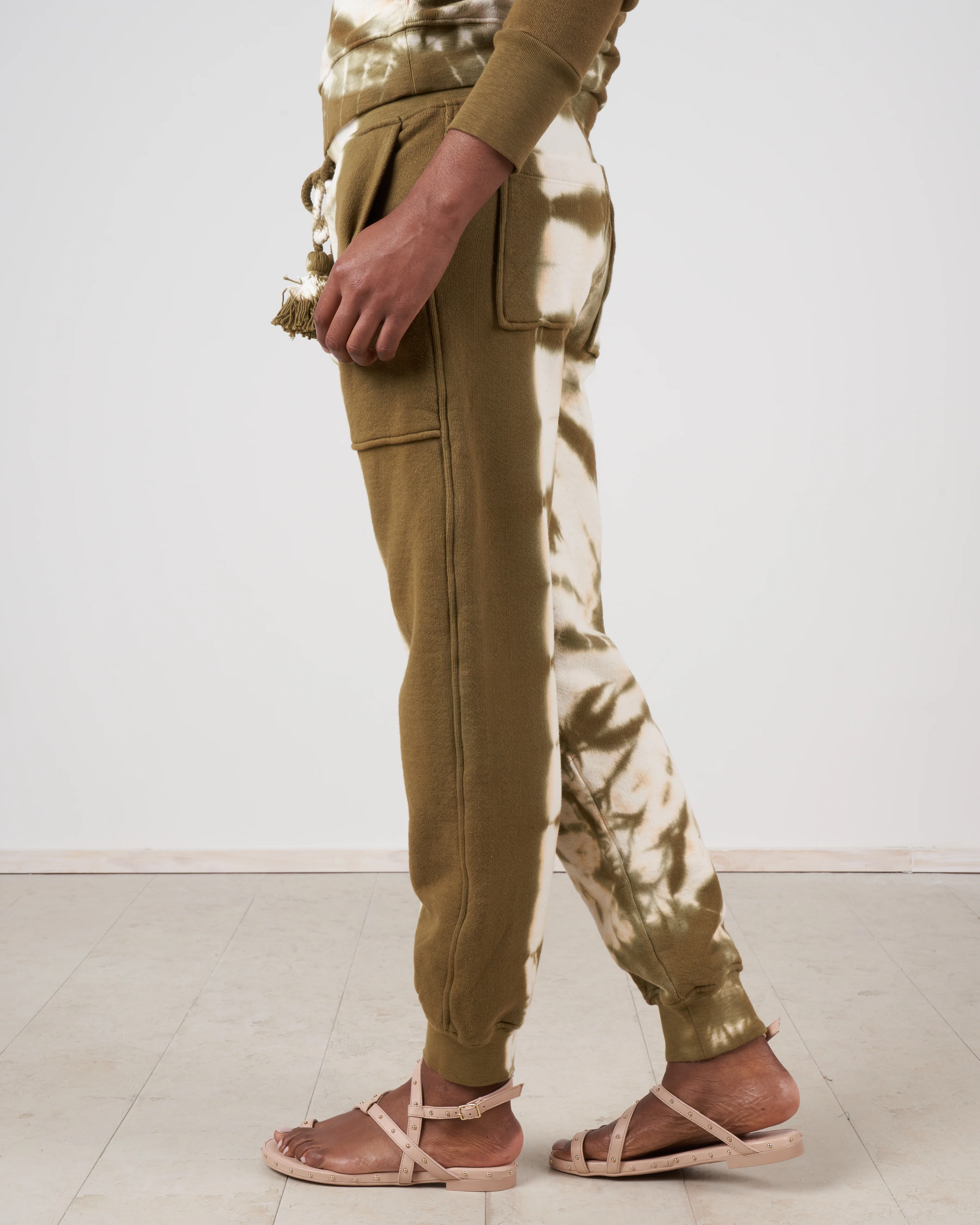 charley pant - olive tie dye - Image 4
