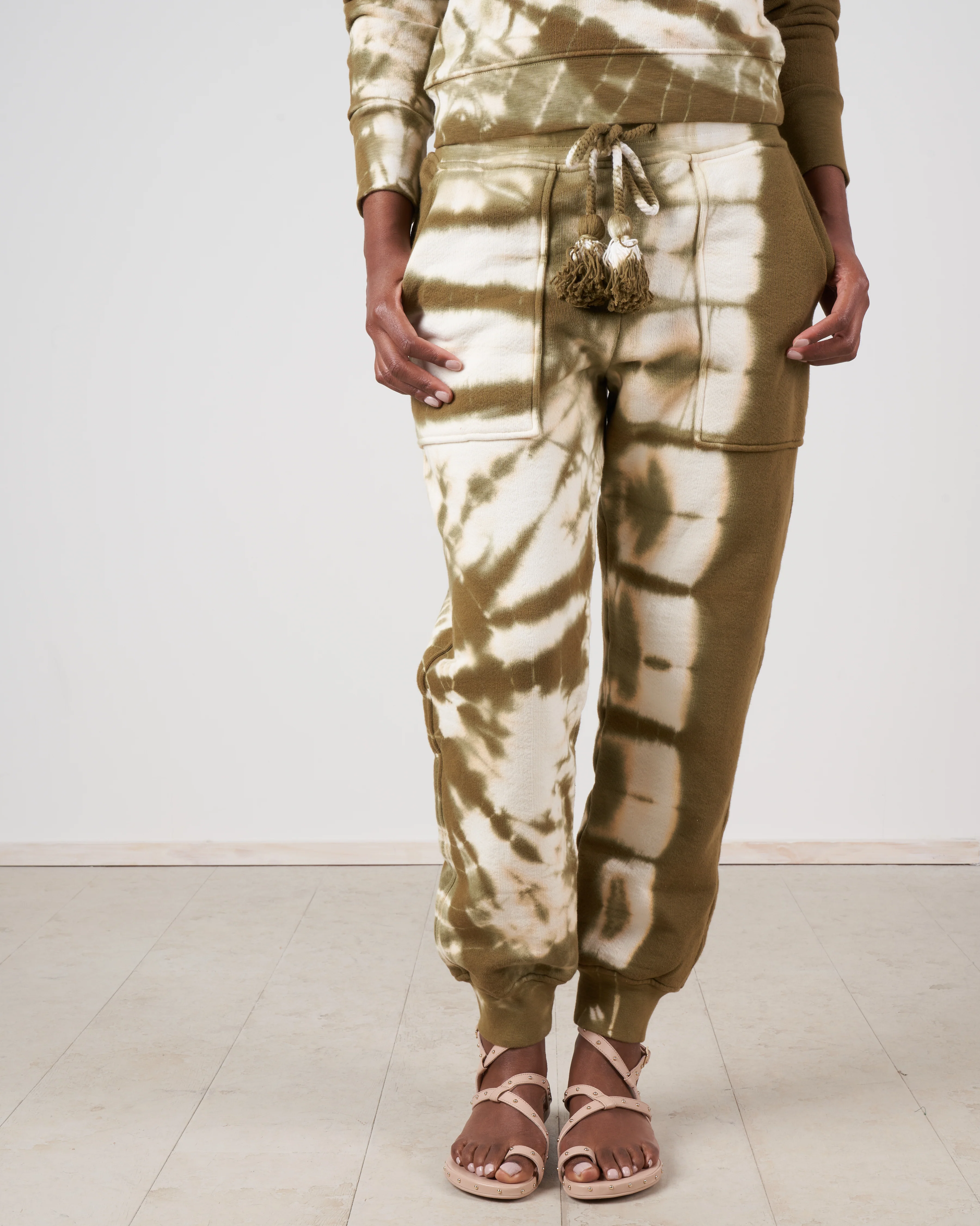 charley pant - olive tie dye - Image 5