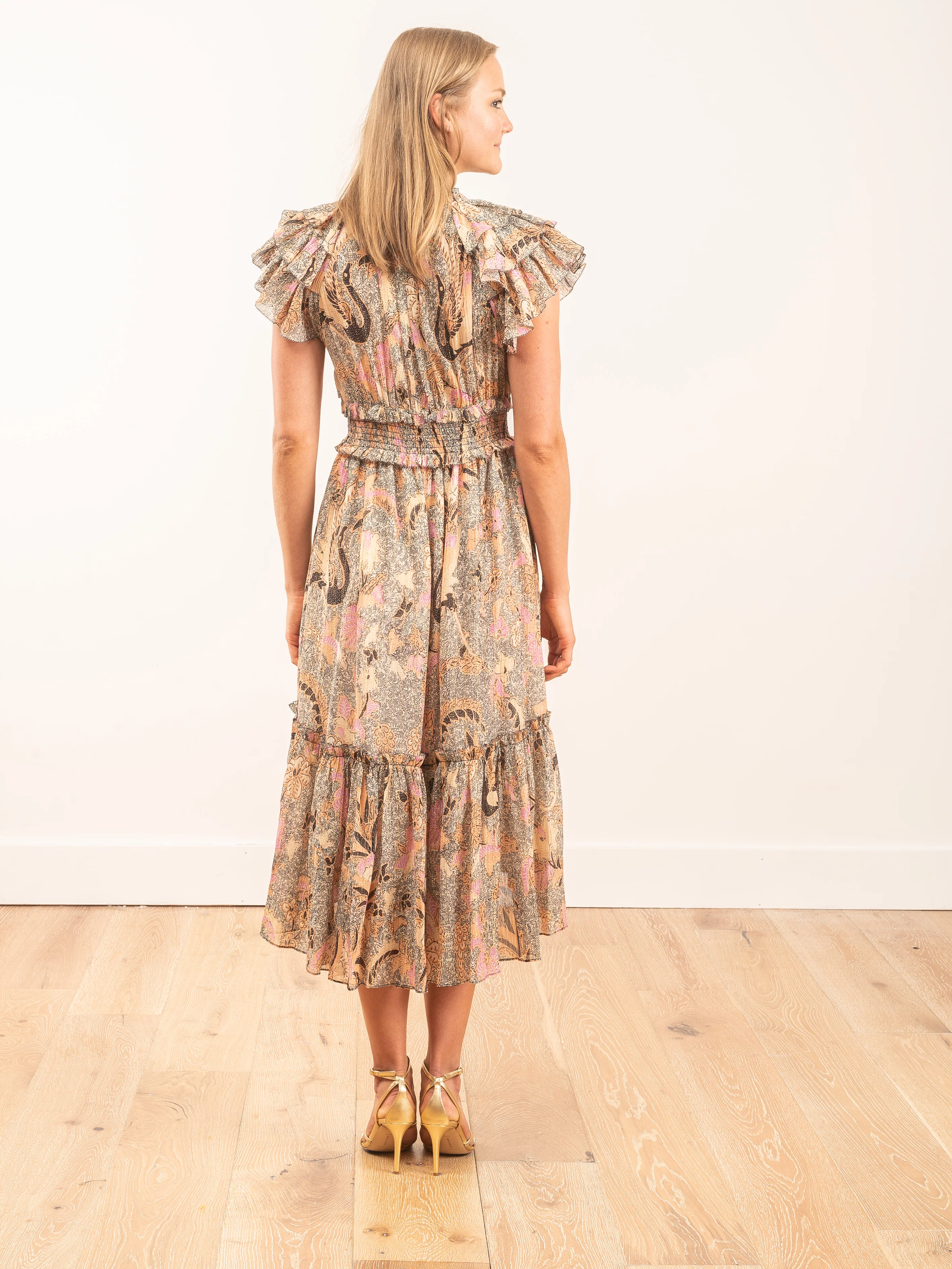 cicely dress -  ivory - Image 2