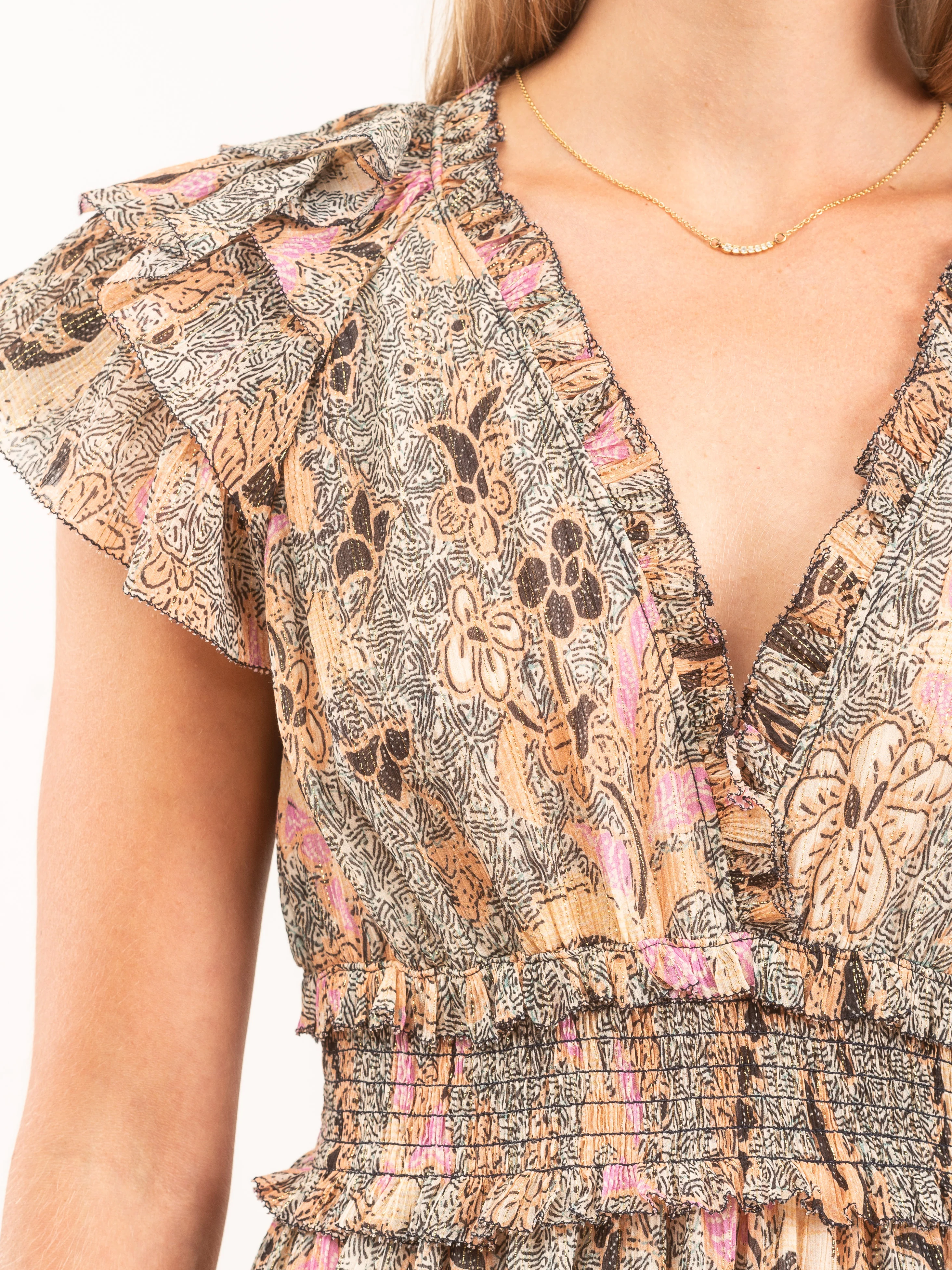 cicely dress -  ivory - Image 4